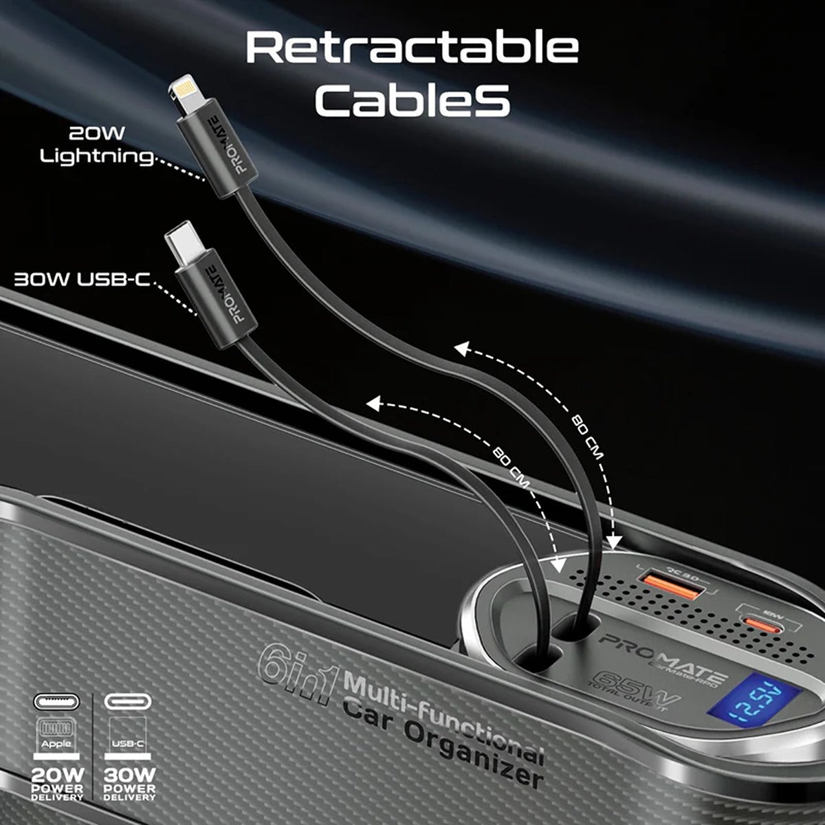 Promate CarMate-RPD.Black