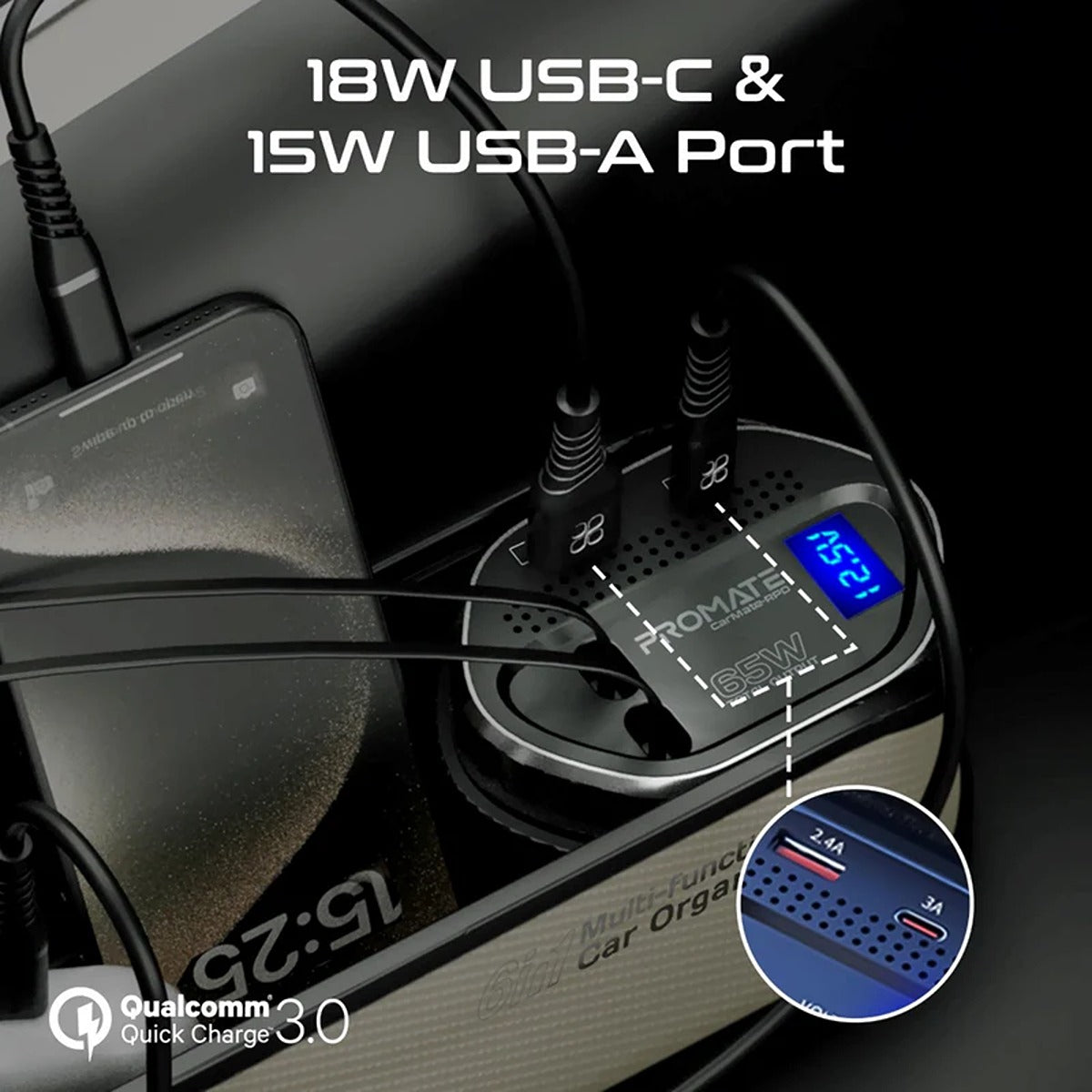 Promate CarMate-RPD.Beige