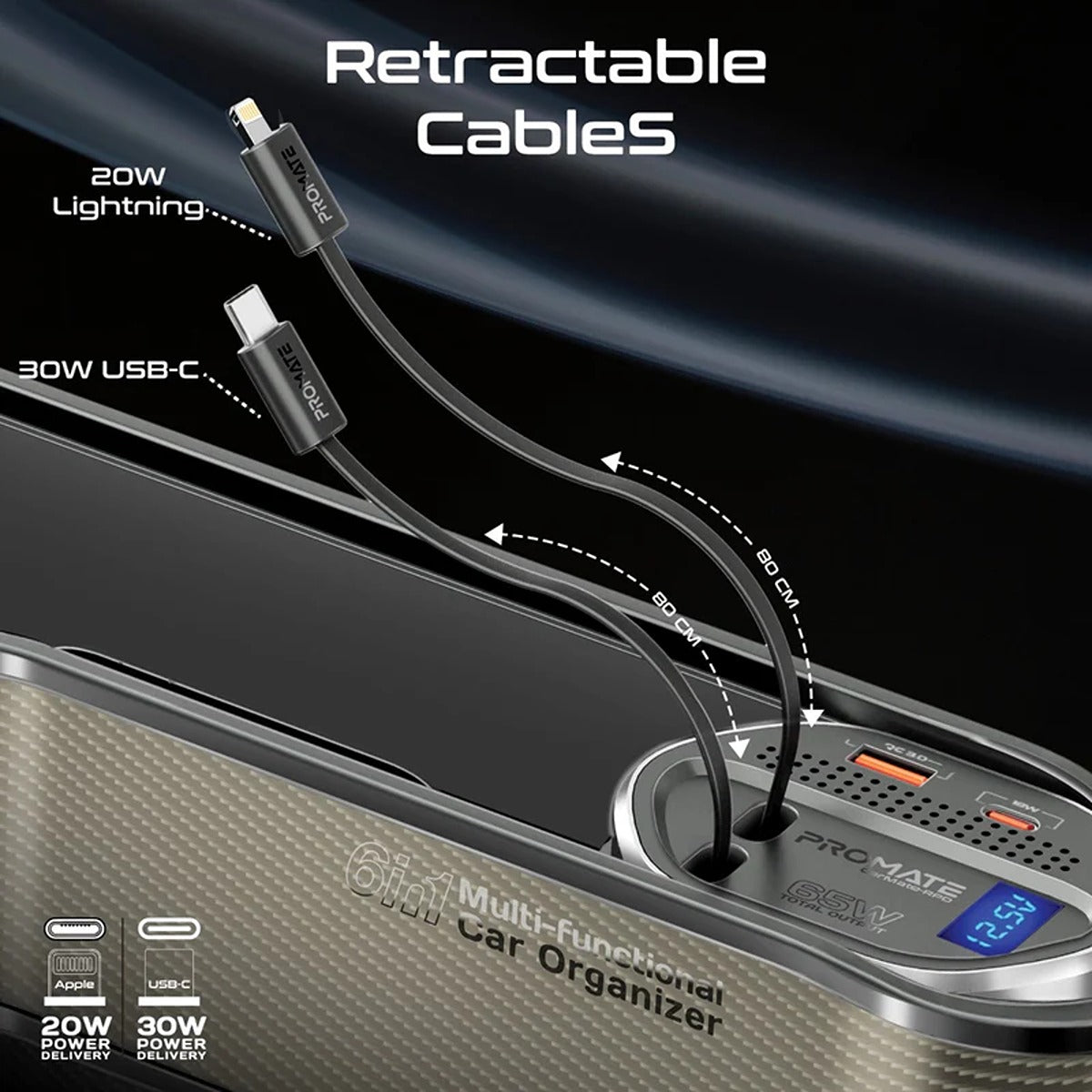 Promate CarMate-RPD.Brown