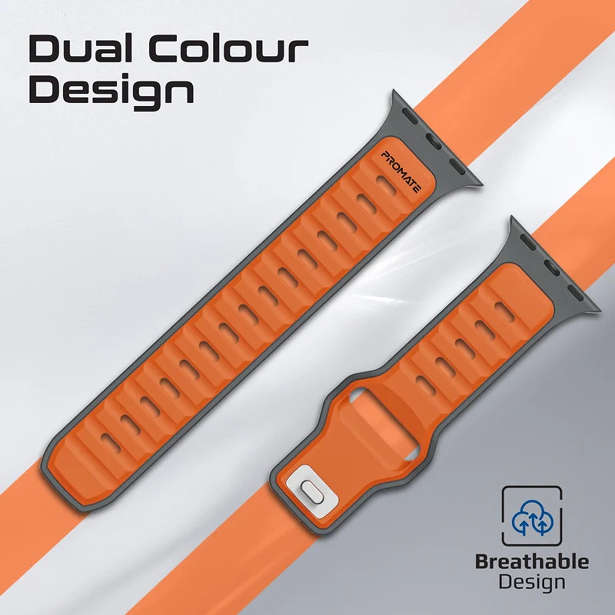 Promate SiliBand-DC.Orange