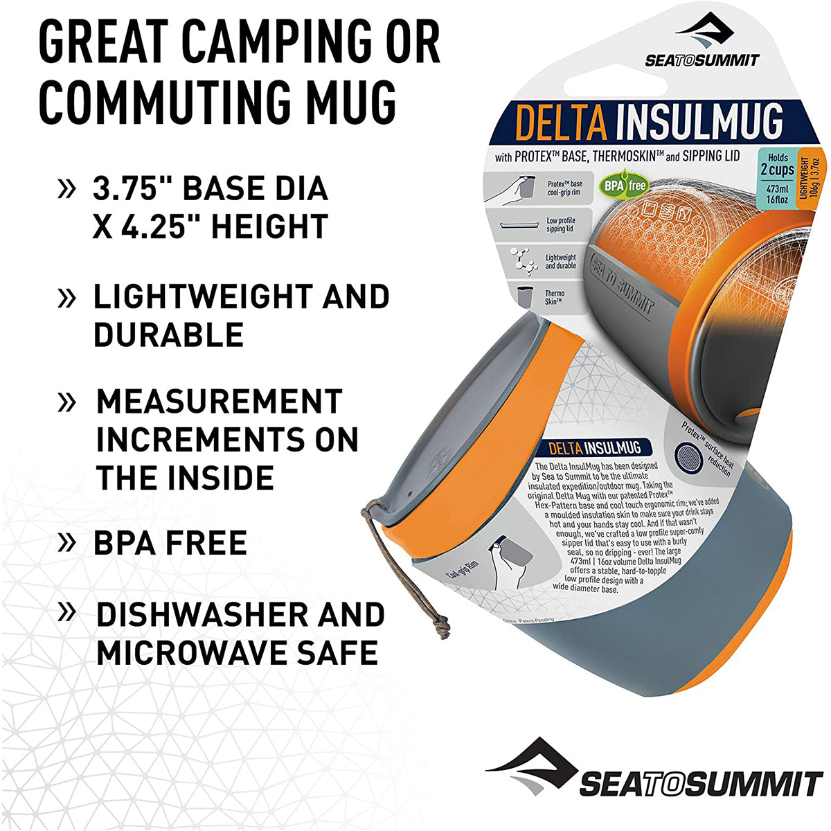 Sea to Summit S2S Delta Insul-Mug Orange