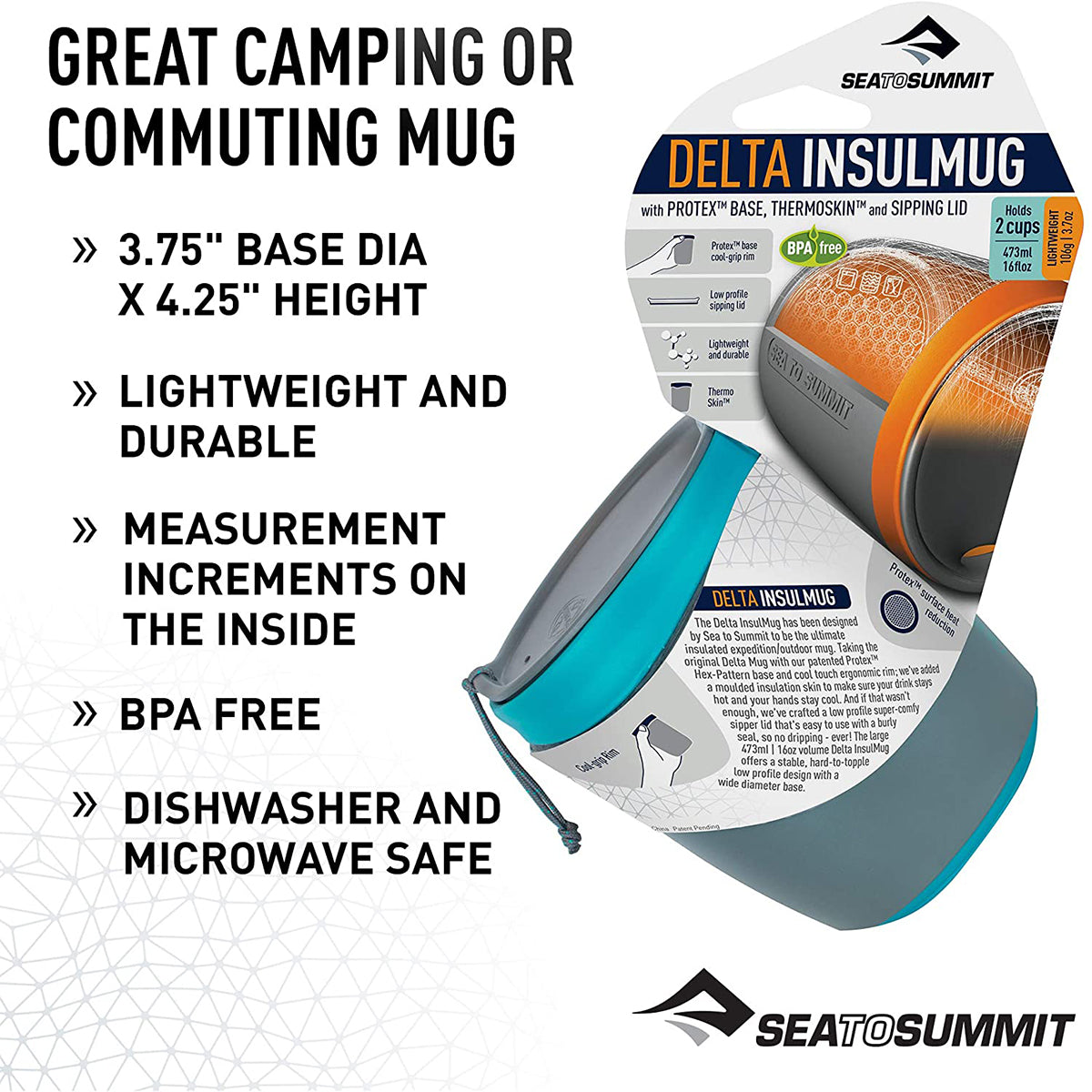 Sea to Summit S2S Delta Insul-Mug Pacific Blue