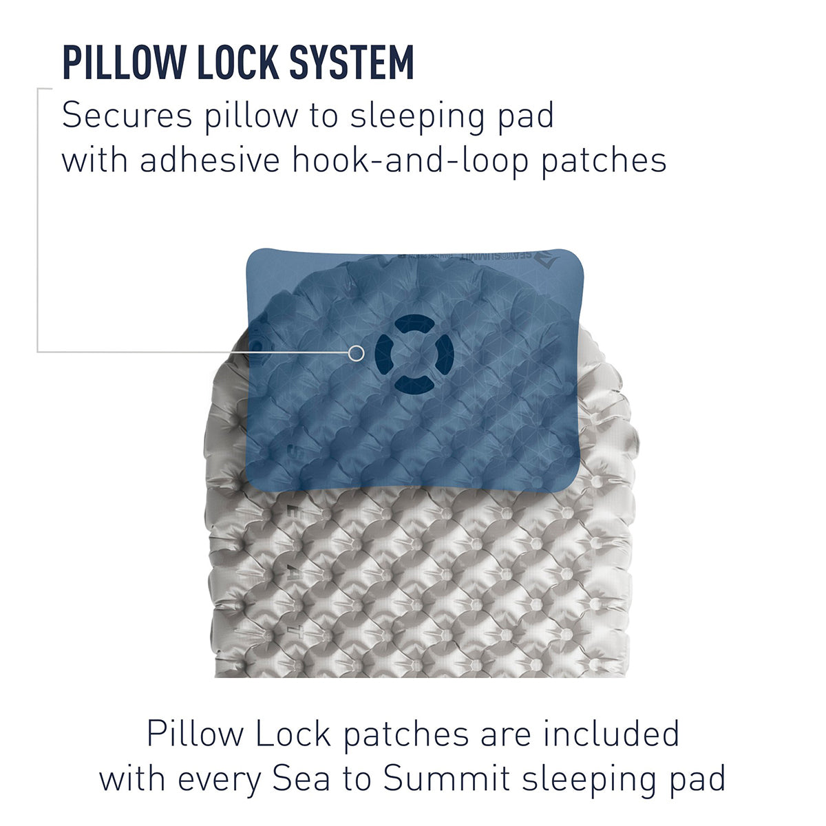 Sea to Summit S2S FoamCore Pillow Large Navy Blue