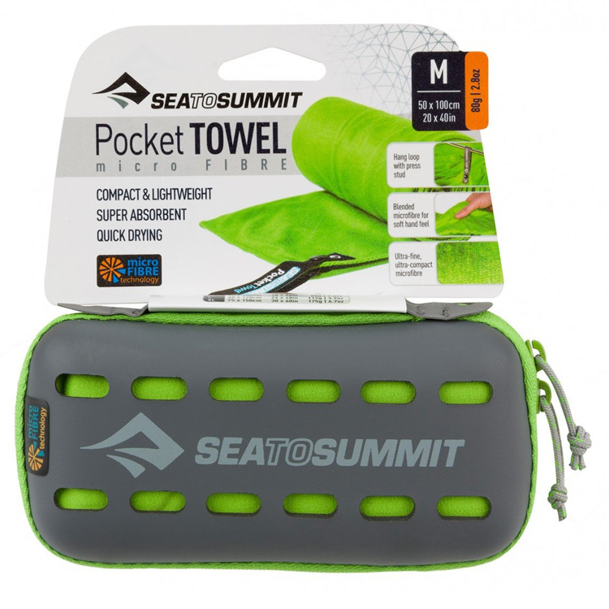 Sea to Summit S2S Pocket Towel M Lime