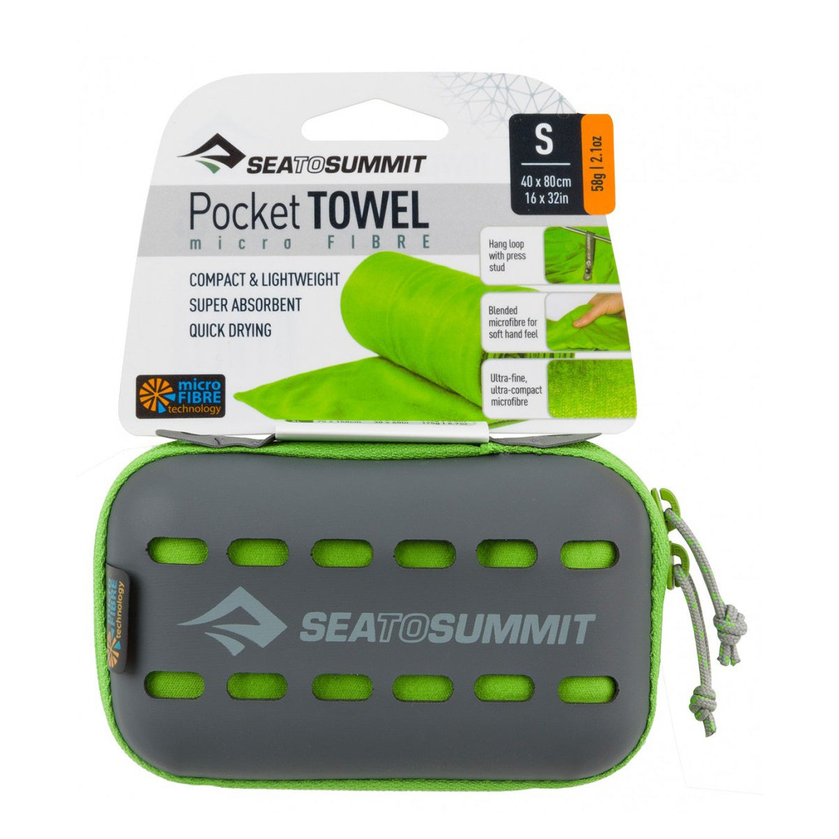 Sea to Summit S2S Pocket Towel S Lime
