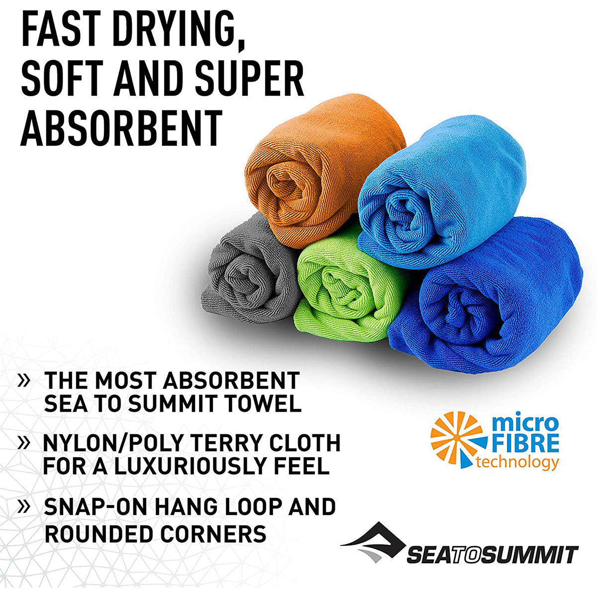 Sea to Summit S2S Tek Towel S Pacific Lime 30cm x 60cm