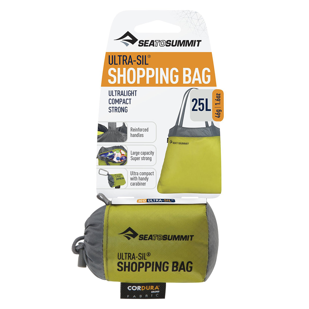 Sea to Summit S2S U/Sil Shopping Bag Lime 2018