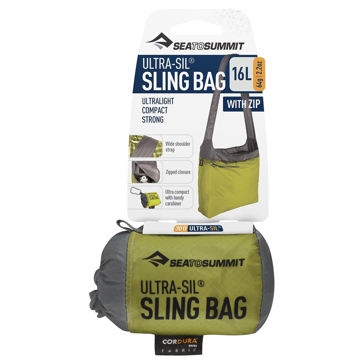 Sea to Summit S2S U/Sil Sling Bag Lime 2018