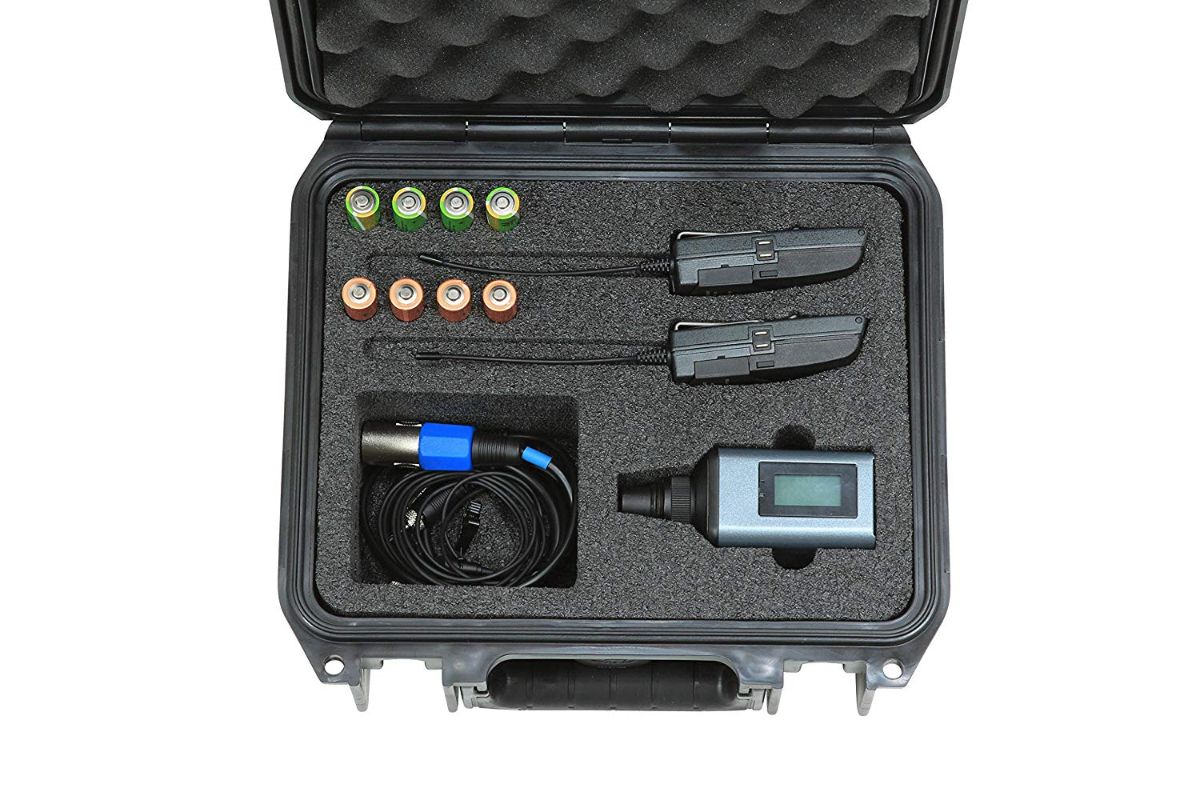 SKB Injection Molded Waterproof Case for Sennheiser EW Wireless Mic Series