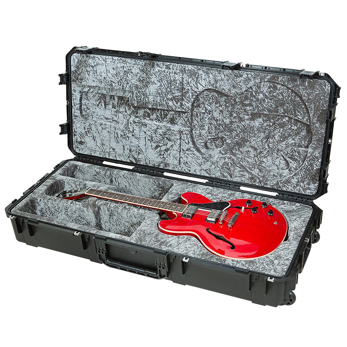 SKB Injection Molded 335 Type Guitar Case with Wheels