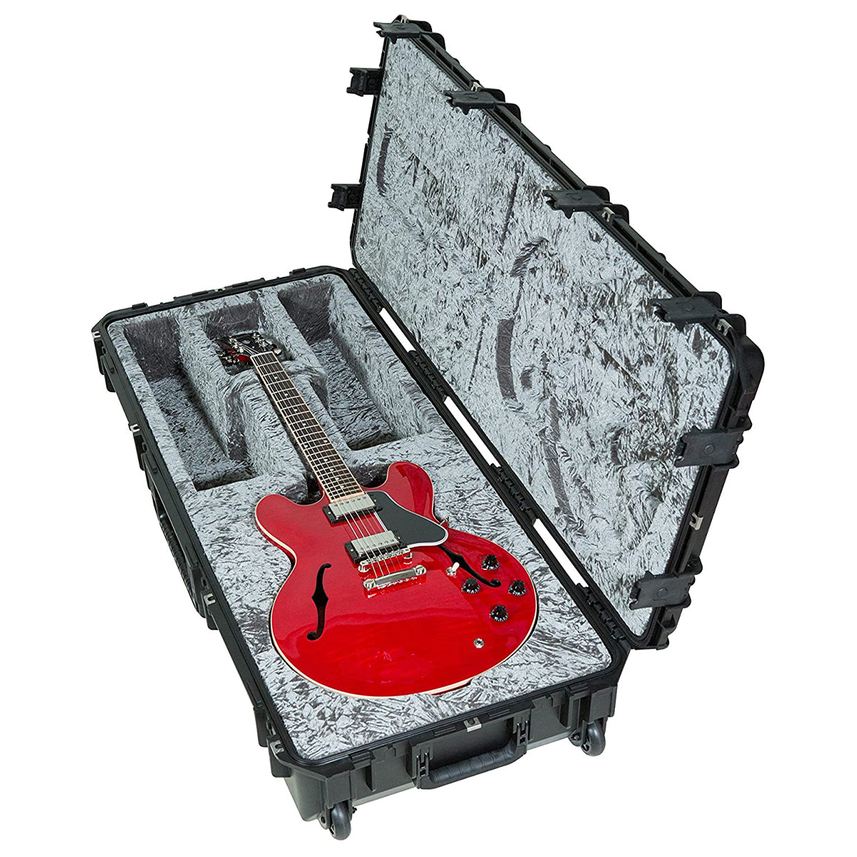 SKB Injection Molded 335 Type Guitar Case with Wheels