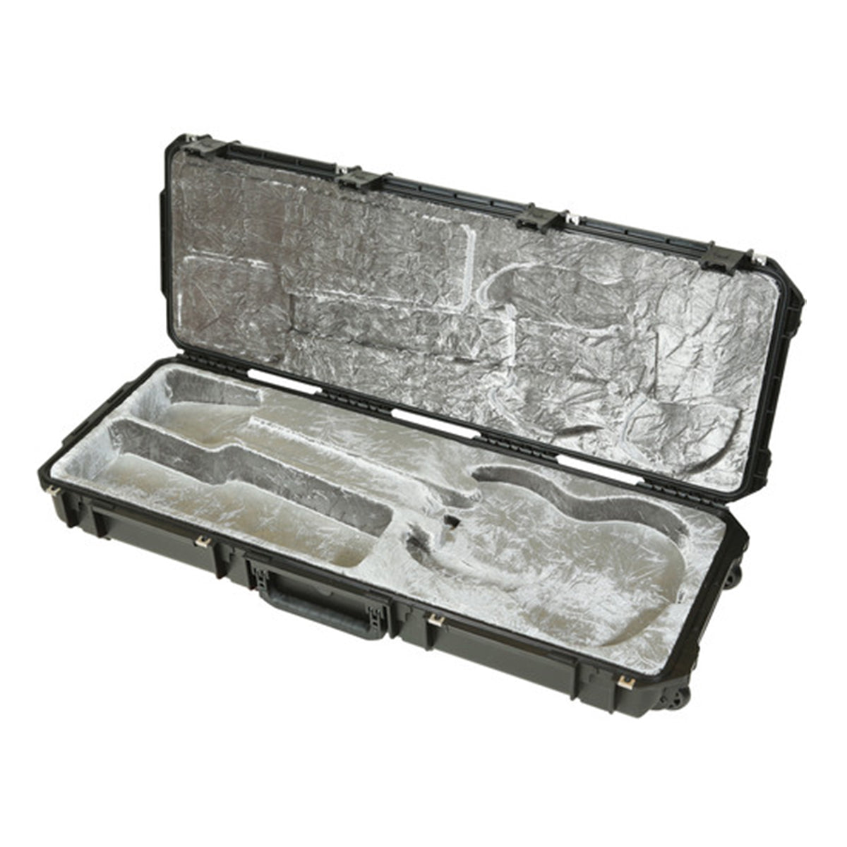 SKB iSeries Guitar Case, SG Type Shaped Interior - TSA Latches, w/wheels