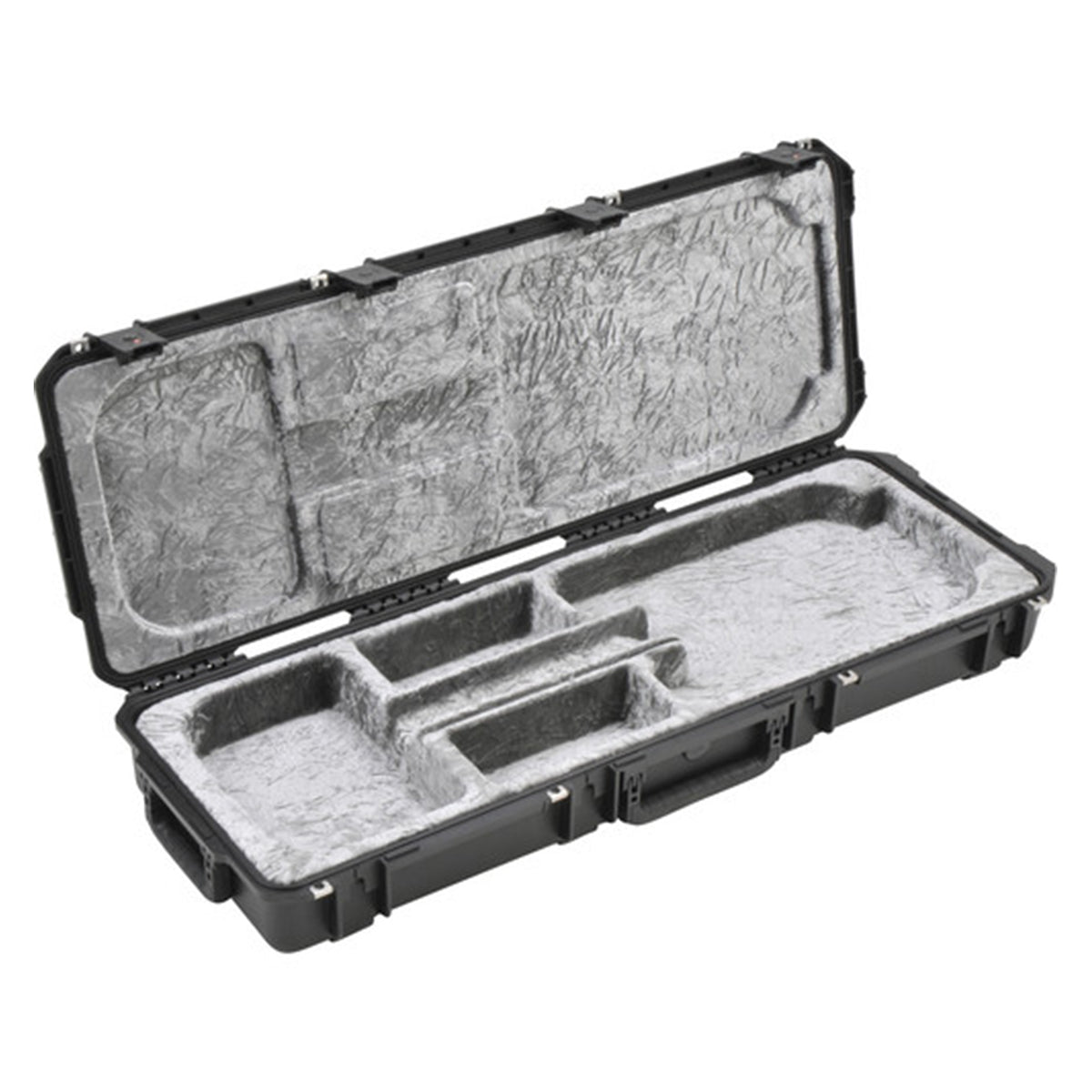 SKB iSeries Waterproof Open Cavity Flight Case for Electric Guitar w/wheels