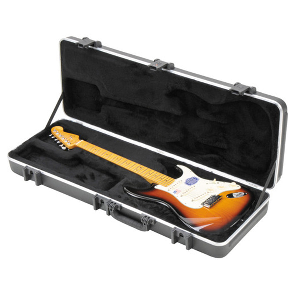 SKB ABS Molded, Strat/Tele Rectangular Hardshell, Large TSA Trigger Latches