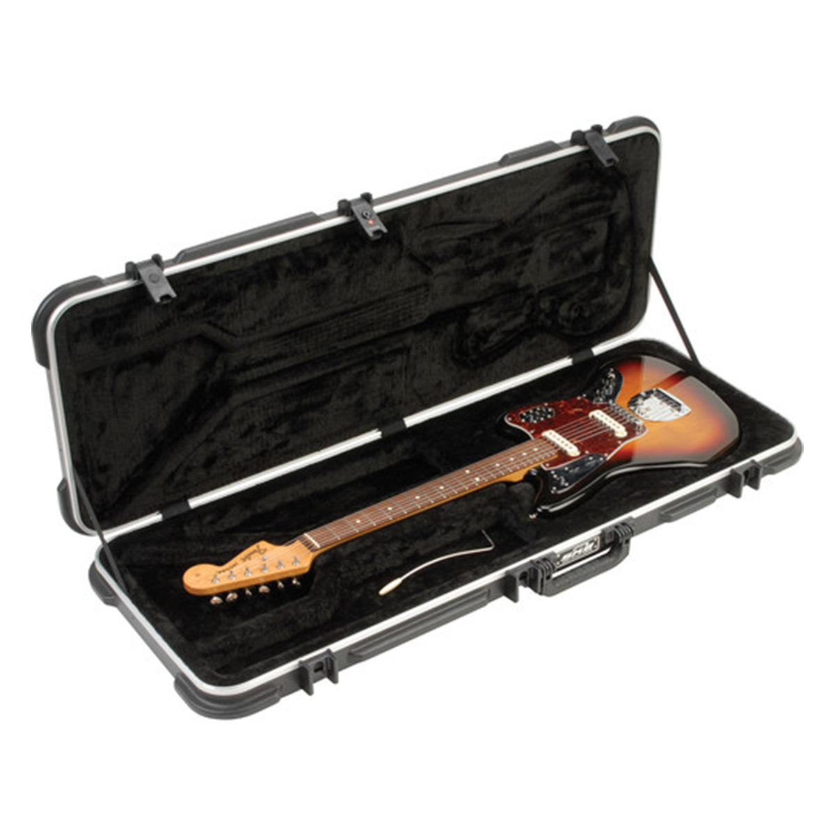 SKB Jaguar/Jazzmaster Type Shaped Hardshell - TSA Latch, Over-Molded Handle