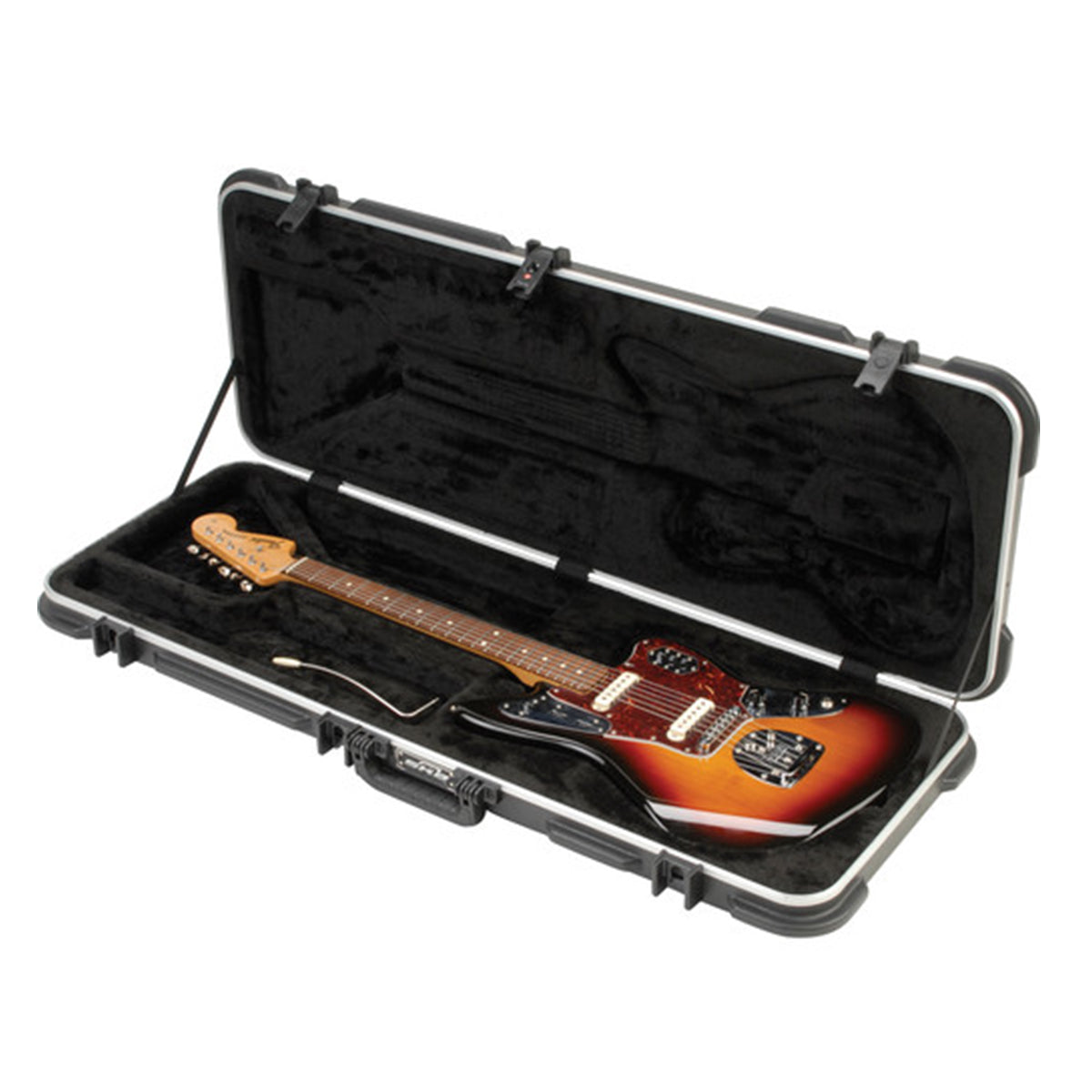 SKB Jaguar/Jazzmaster Type Shaped Hardshell - TSA Latch, Over-Molded Handle