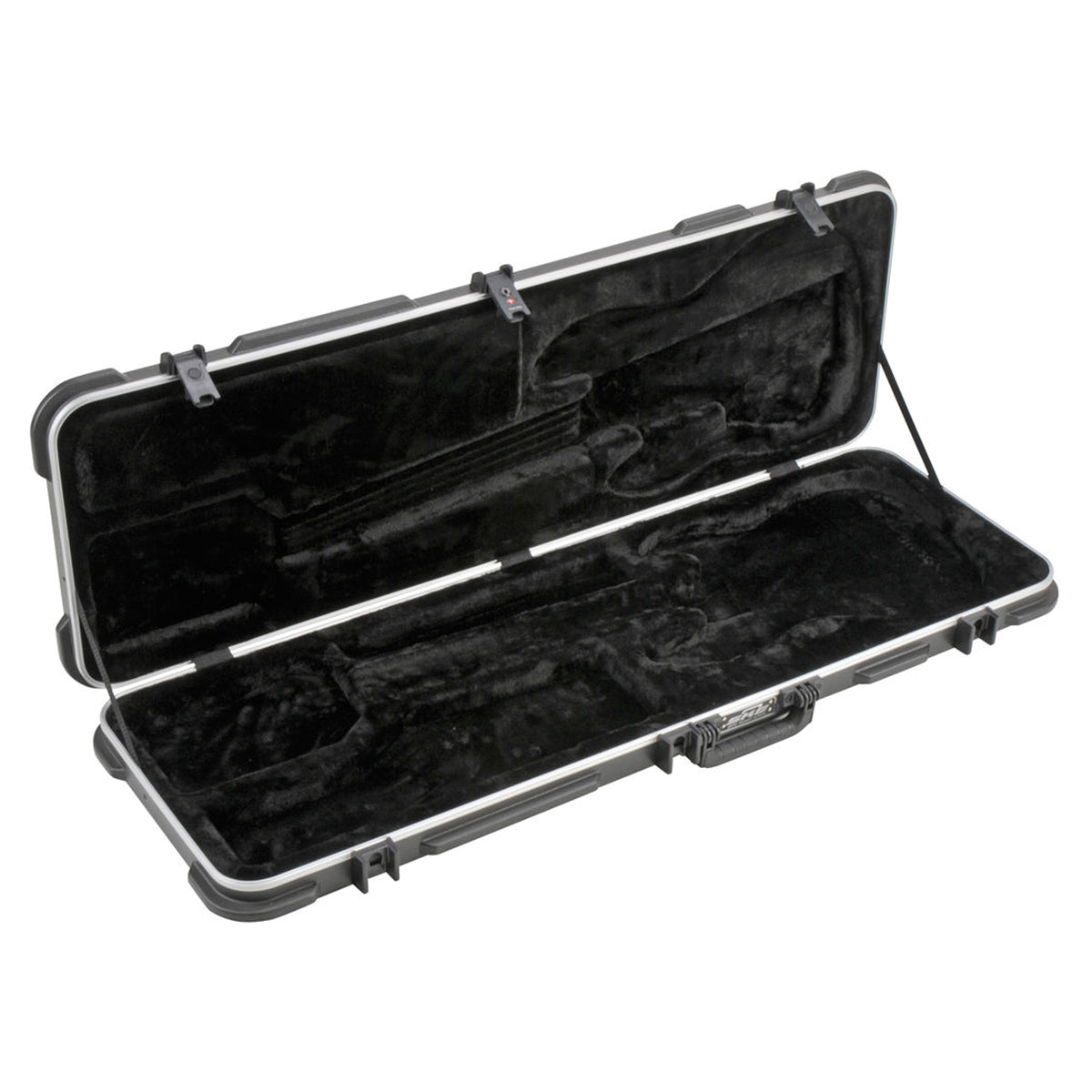 SKB Electric Bass Rectangular Hardshell - TSALatch, Over-Molded Handle Guitar Case