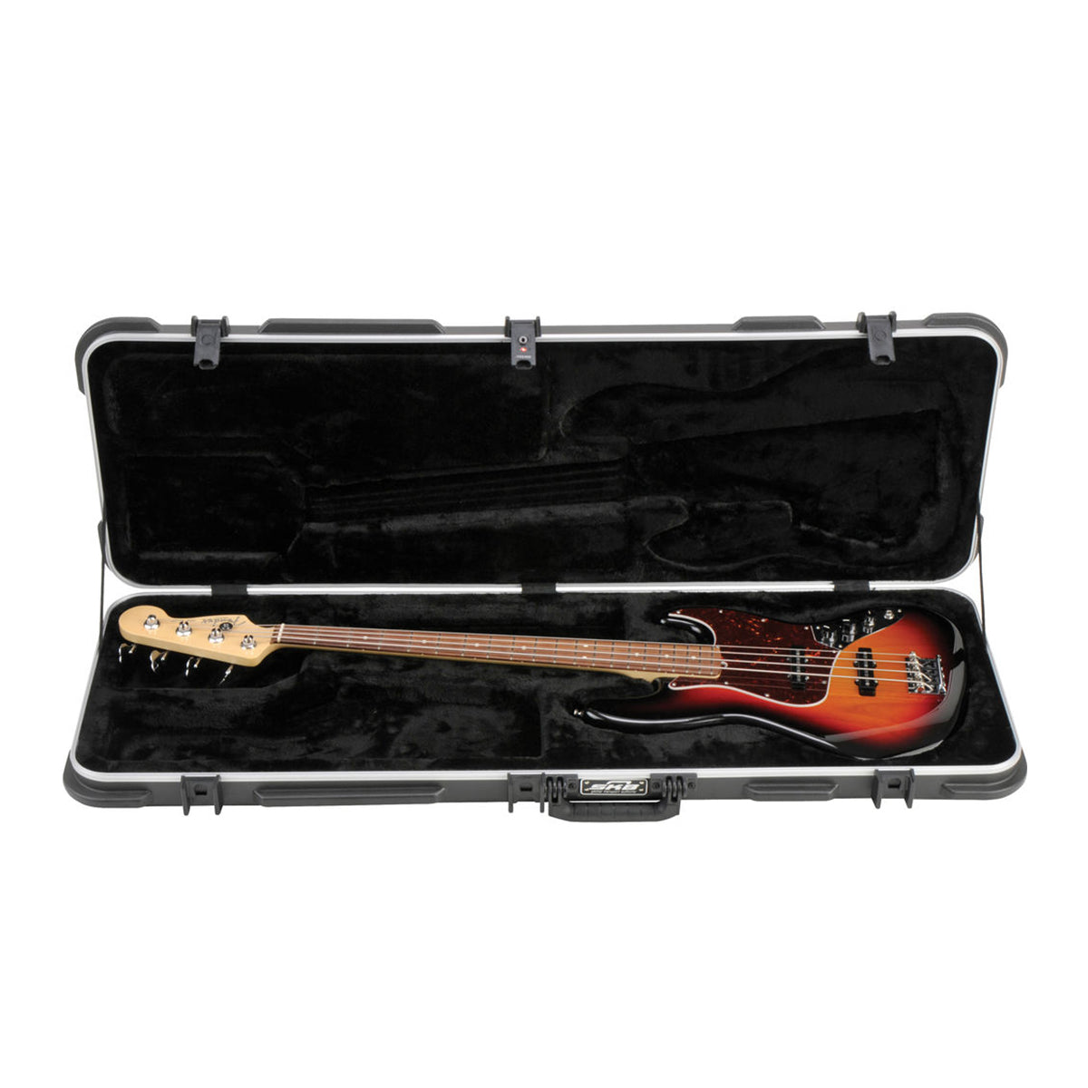SKB Electric Bass Rectangular Hardshell - TSALatch, Over-Molded Handle Guitar Case