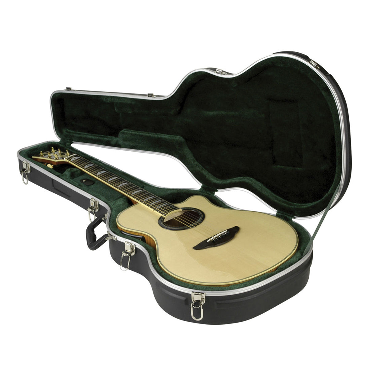SKB Thin-line Acoustic-Electric/Classic Shaped Hardshell, standard latches, handle (4 per carton) Guitar Case