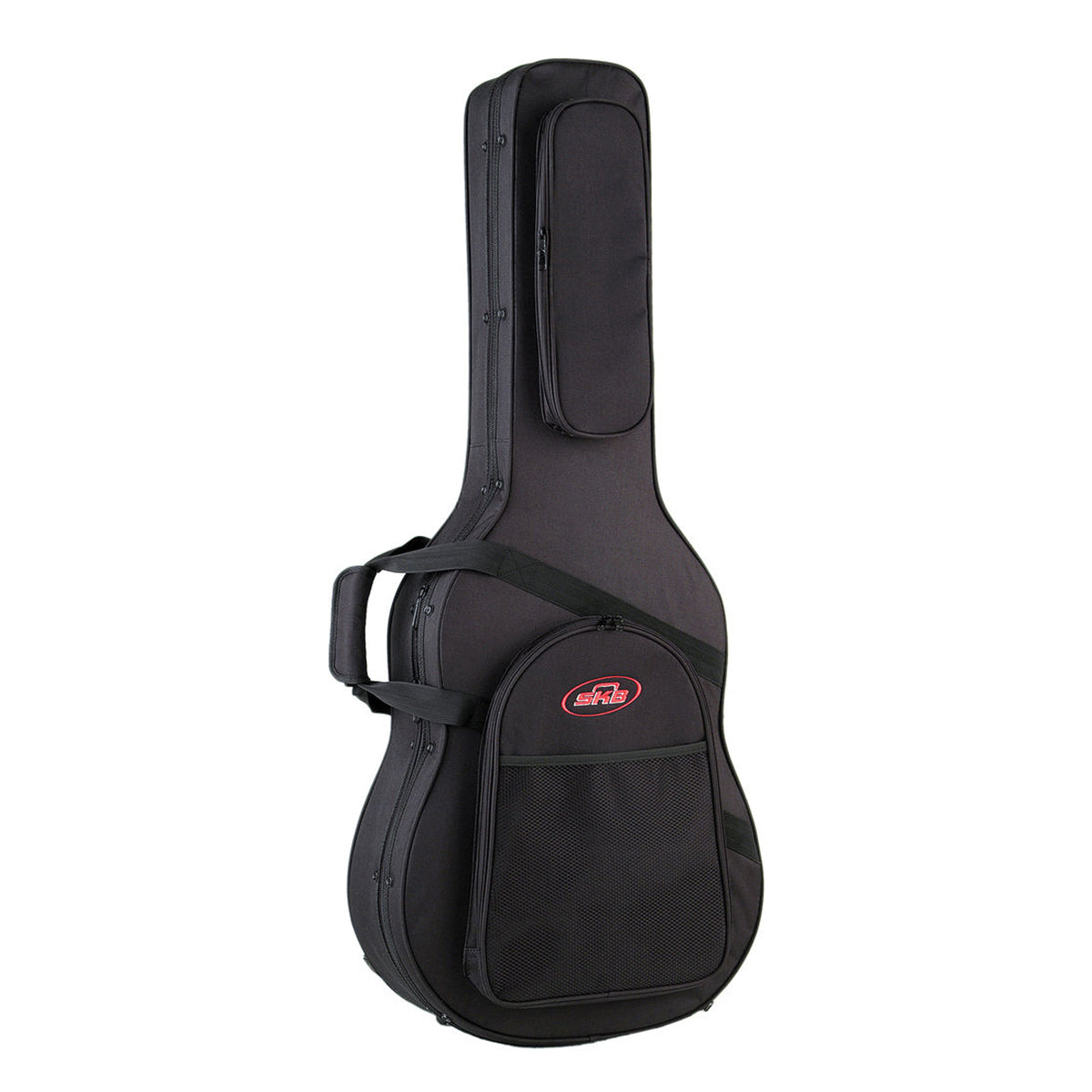 SKB Acoustic Case with EPS Foam Interior/Nylon exterior, back straps Soft Guitar Case