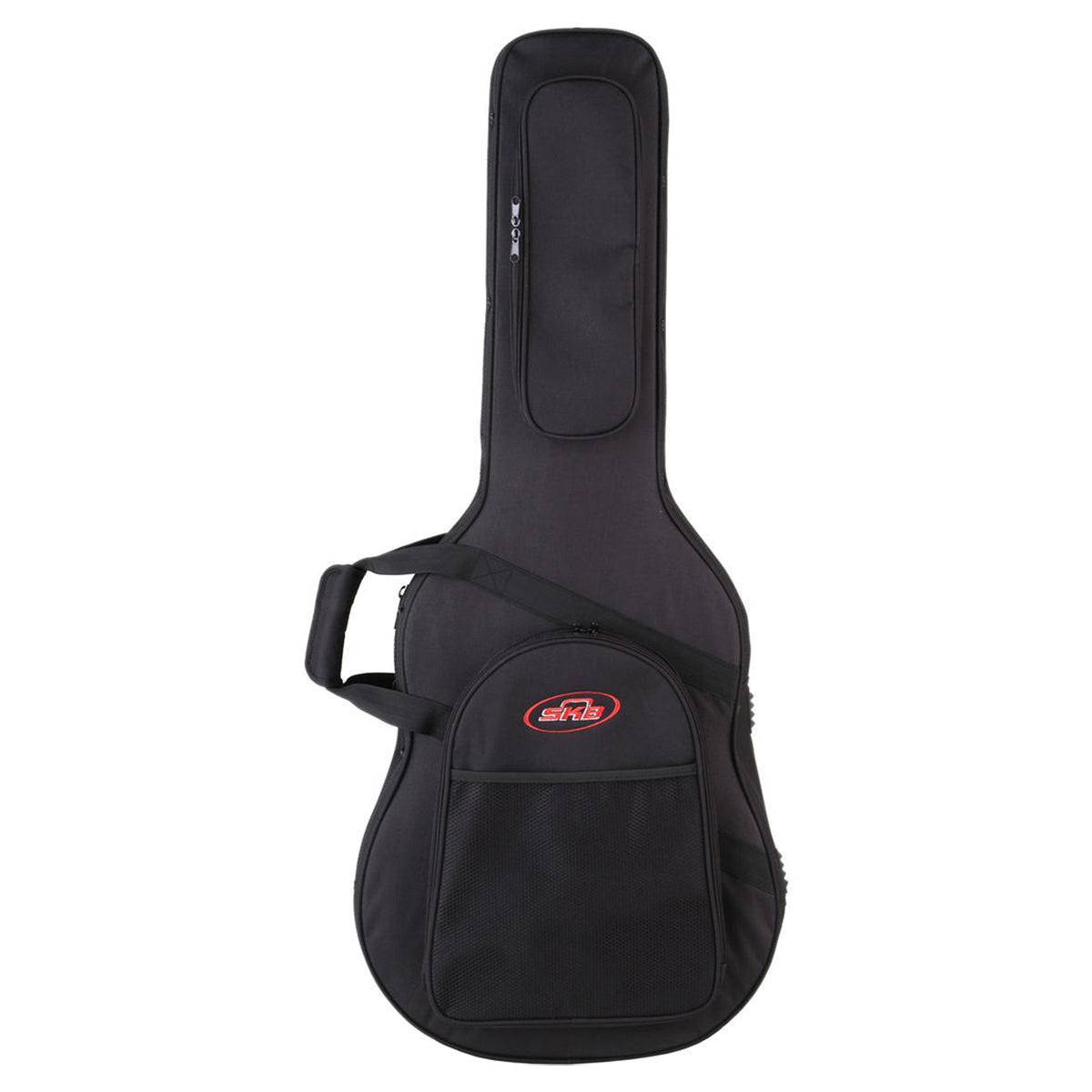 SKB Acoustic Case with EPS Foam Interior/Nylon exterior, back straps Soft Guitar Case