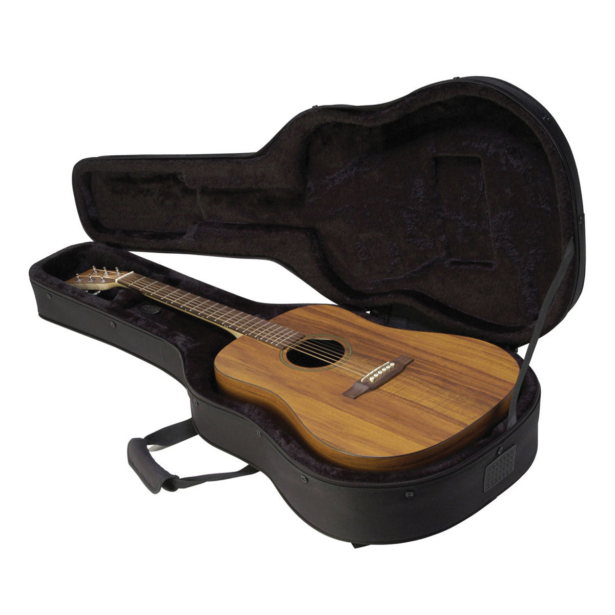 SKB Acoustic Case with EPS Foam Interior/Nylon exterior, back straps Soft Guitar Case