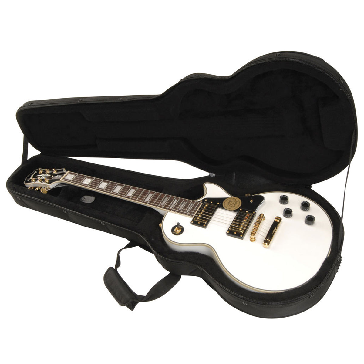 SKB Les Paul Type Guitar Soft Case with EPS Foam Interior/Nylon exterior, back straps