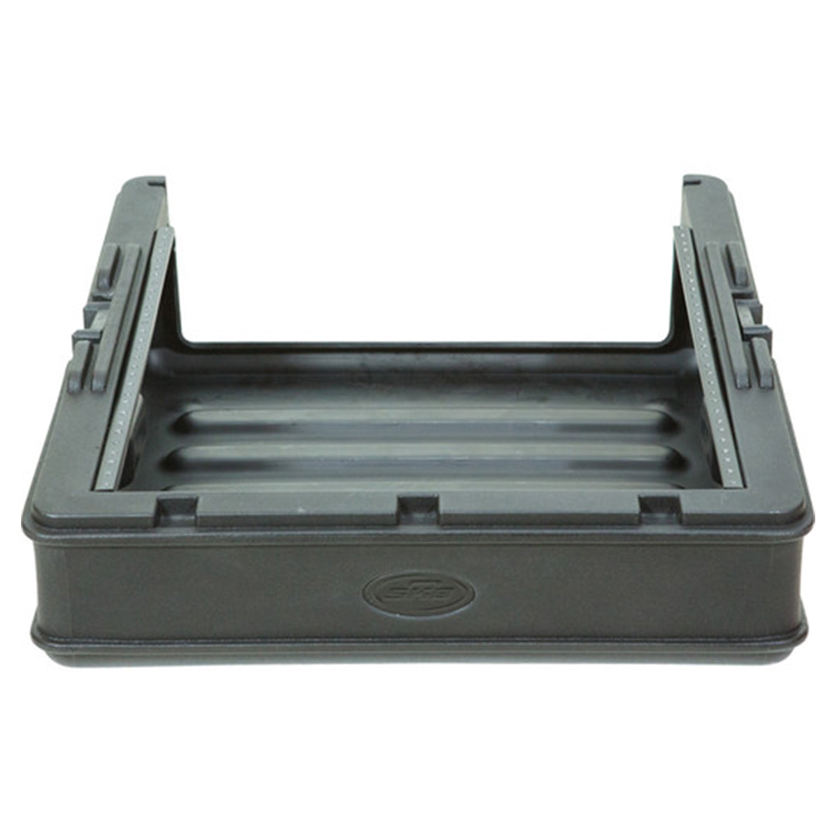 SKB Roto-Molded 10 RU Top Mixer Rack Steel Rails, Hard top L/R Access doors