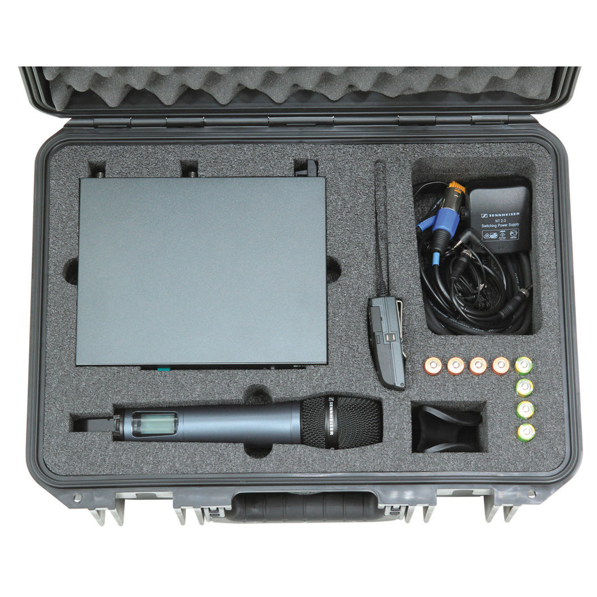 SKB iSeries Waterproof Injection Molded Case for Sennheiser EW Wireless Mic Series