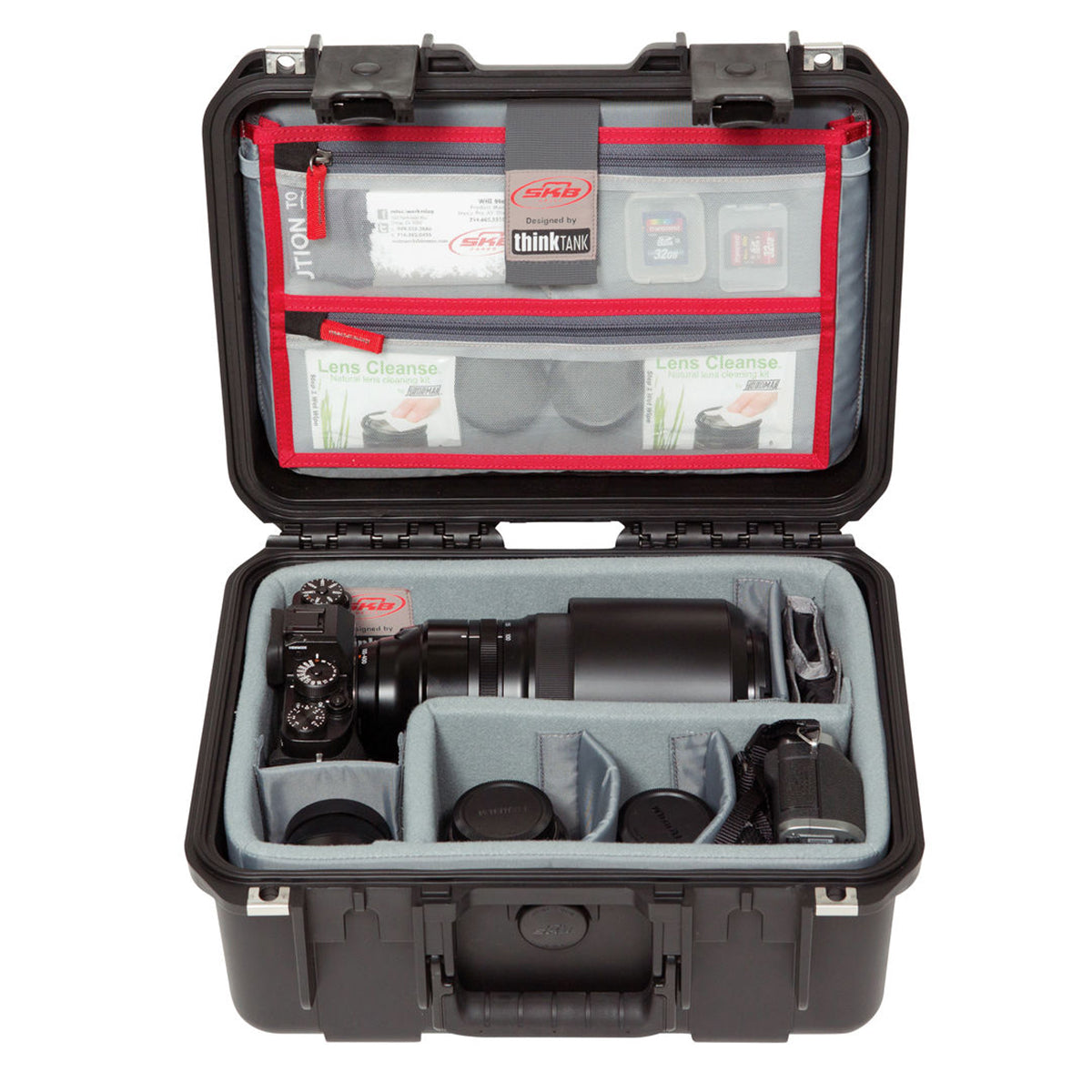 SKB iSeries 1309-6 Case with Think Tank Photo Dividers & Lid Organizer (Black)