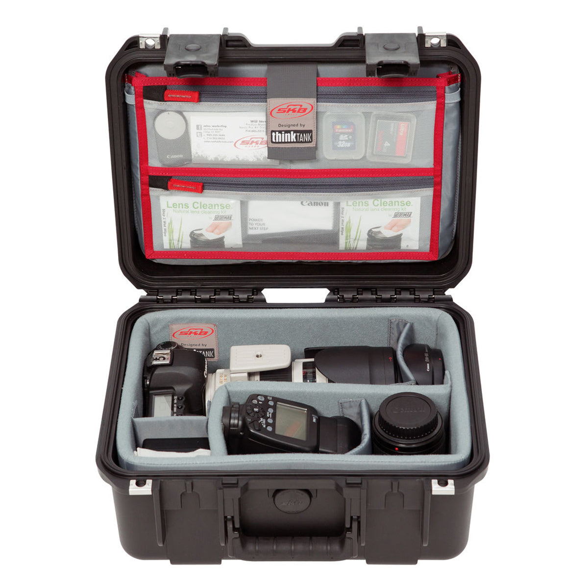 SKB iSeries 1309-6 Case with Think Tank Photo Dividers & Lid Organizer (Black)