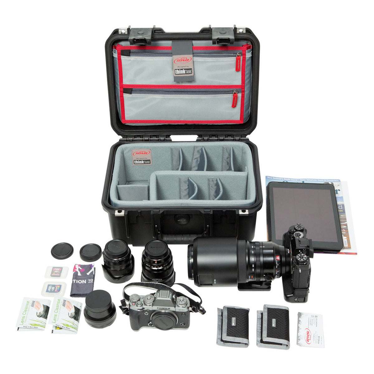 SKB iSeries 1309-6 Case with Think Tank Photo Dividers & Lid Organizer (Black)
