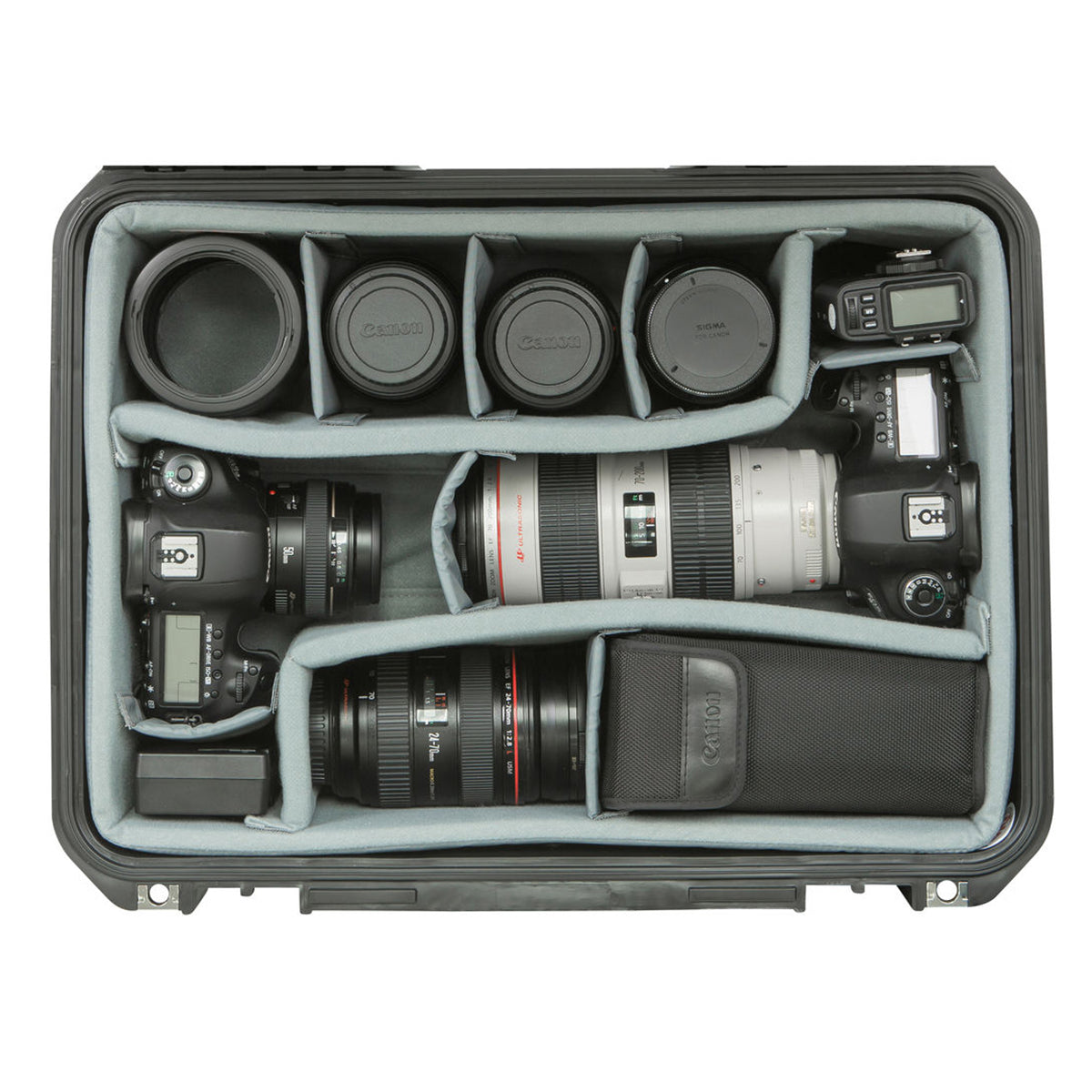 SKB iSeries 1813-7 Case with Think Tank Photo Dividers & Lid Organizer (Black)