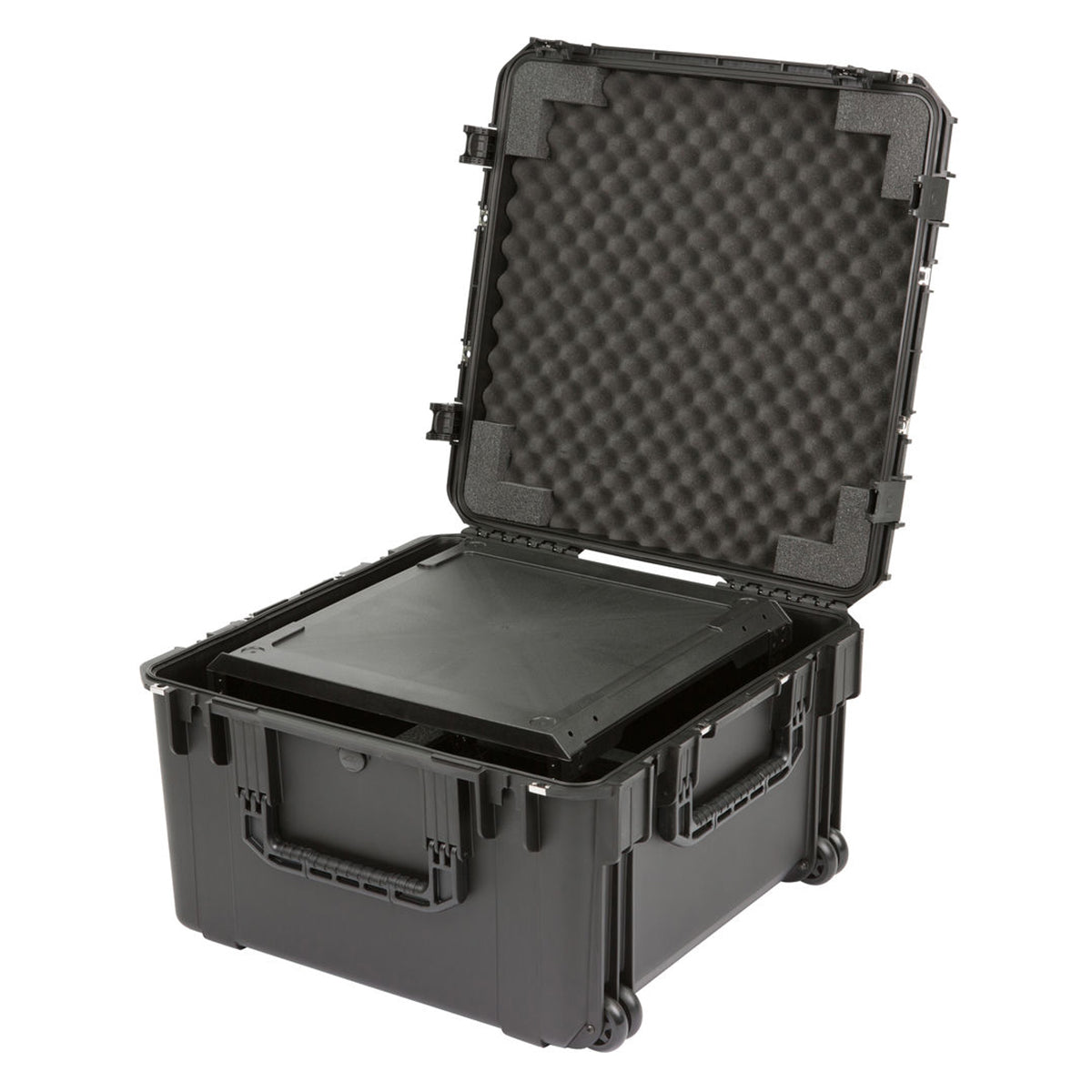 SKB iSeries Case with Removeable 6U Aluminum Rack Cage, TSA Locking Latches, Wheels