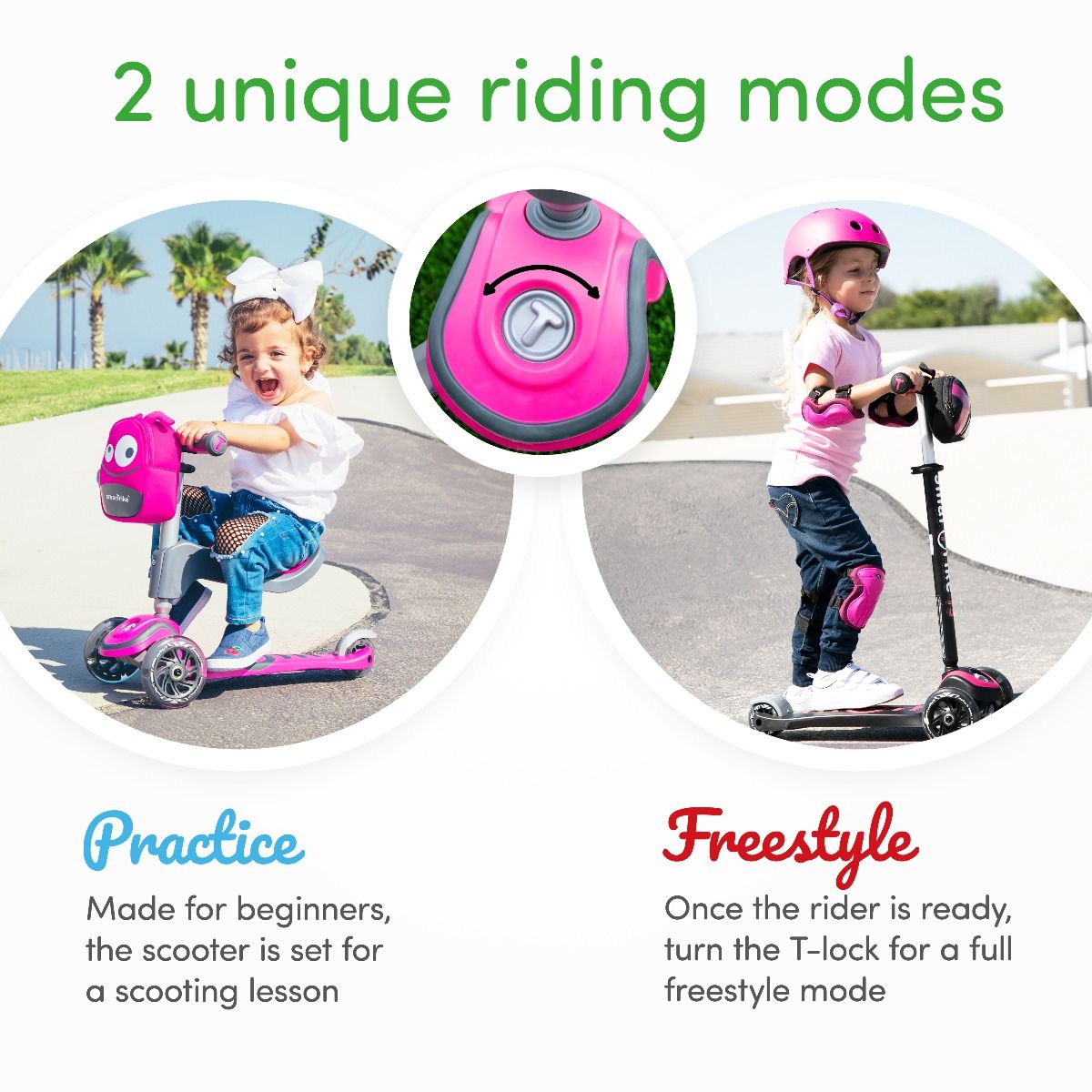 Smartrike Kids T-Scooter T1 - Pink