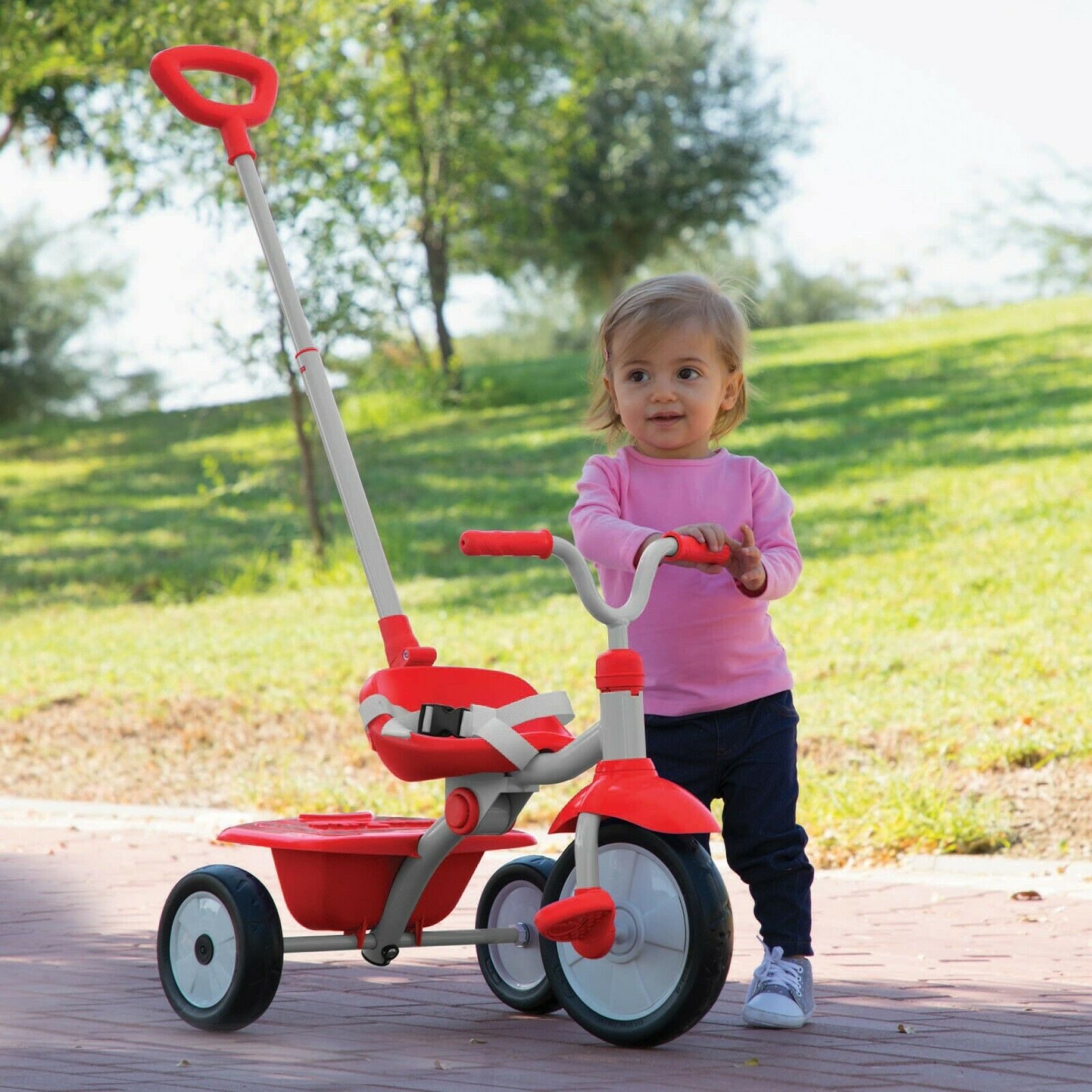 Smartrike Folding Fun Tricycle Red