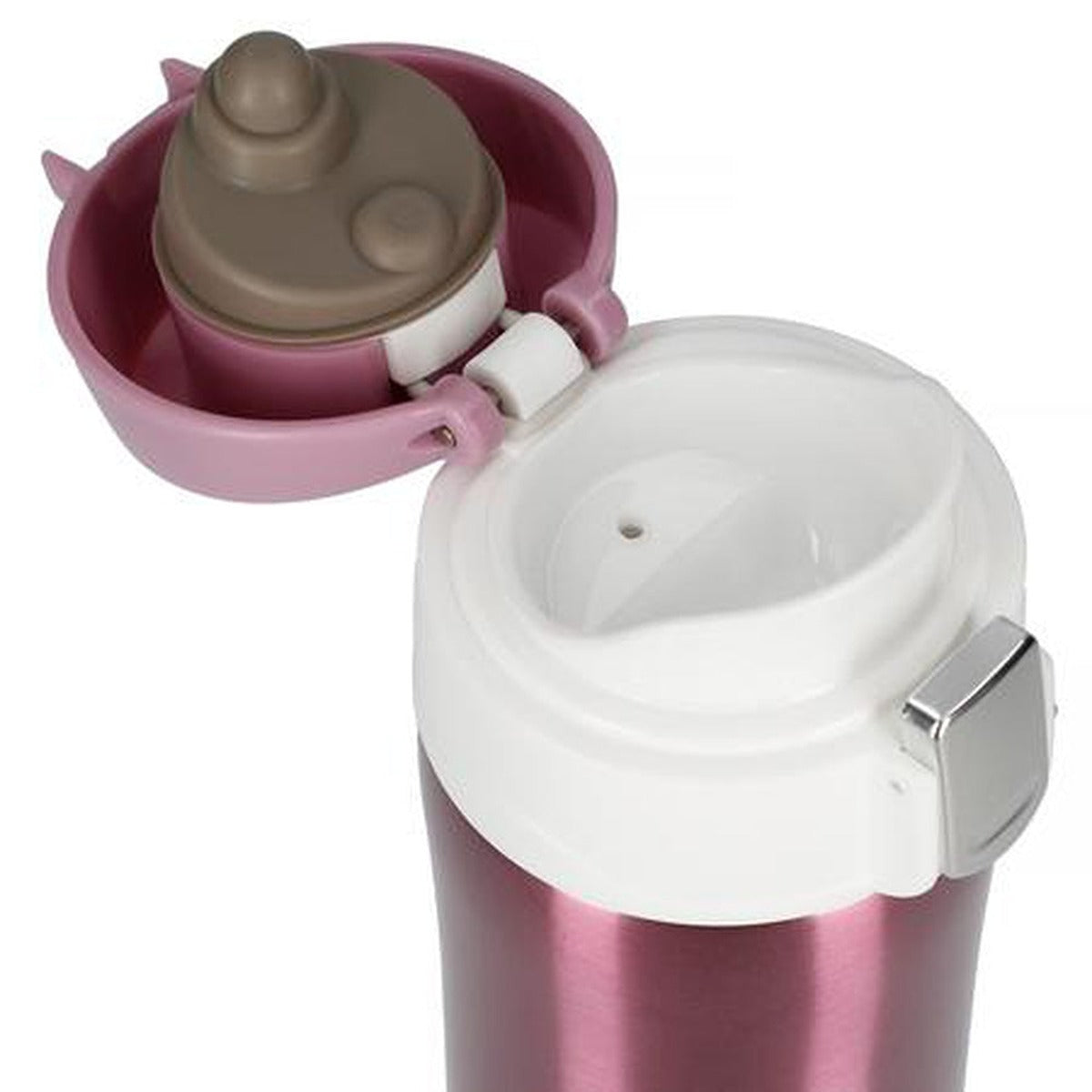 Asobu ASOBU Diva Insulated Vacuum Beverage Thermos Container Pink White