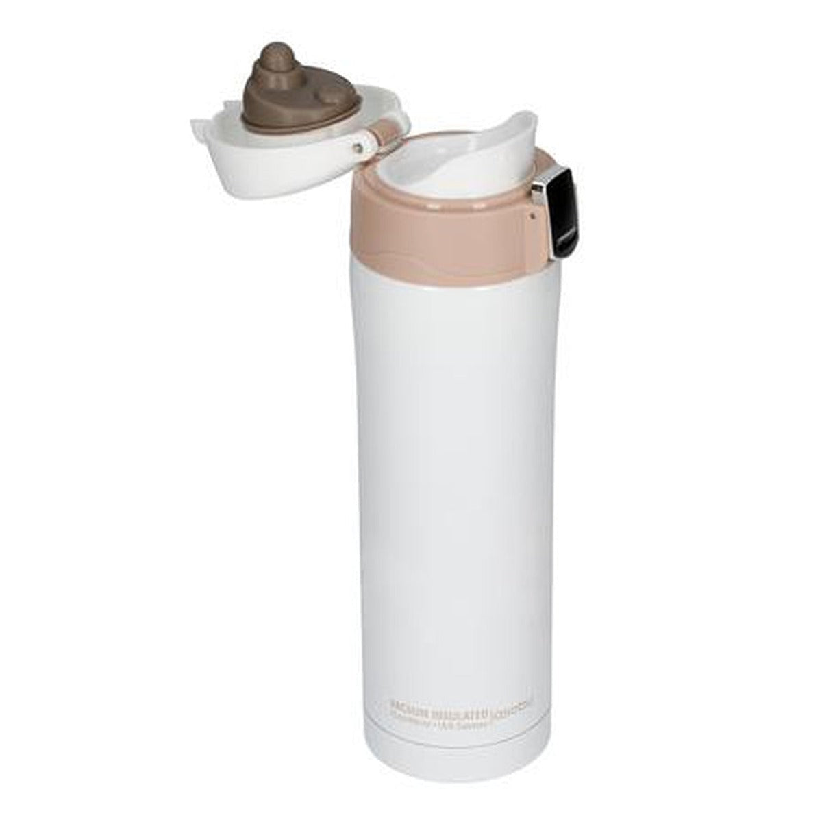 Asobu ASOBU Diva Insulated Vacuum Beverage Thermos Container White Brown
