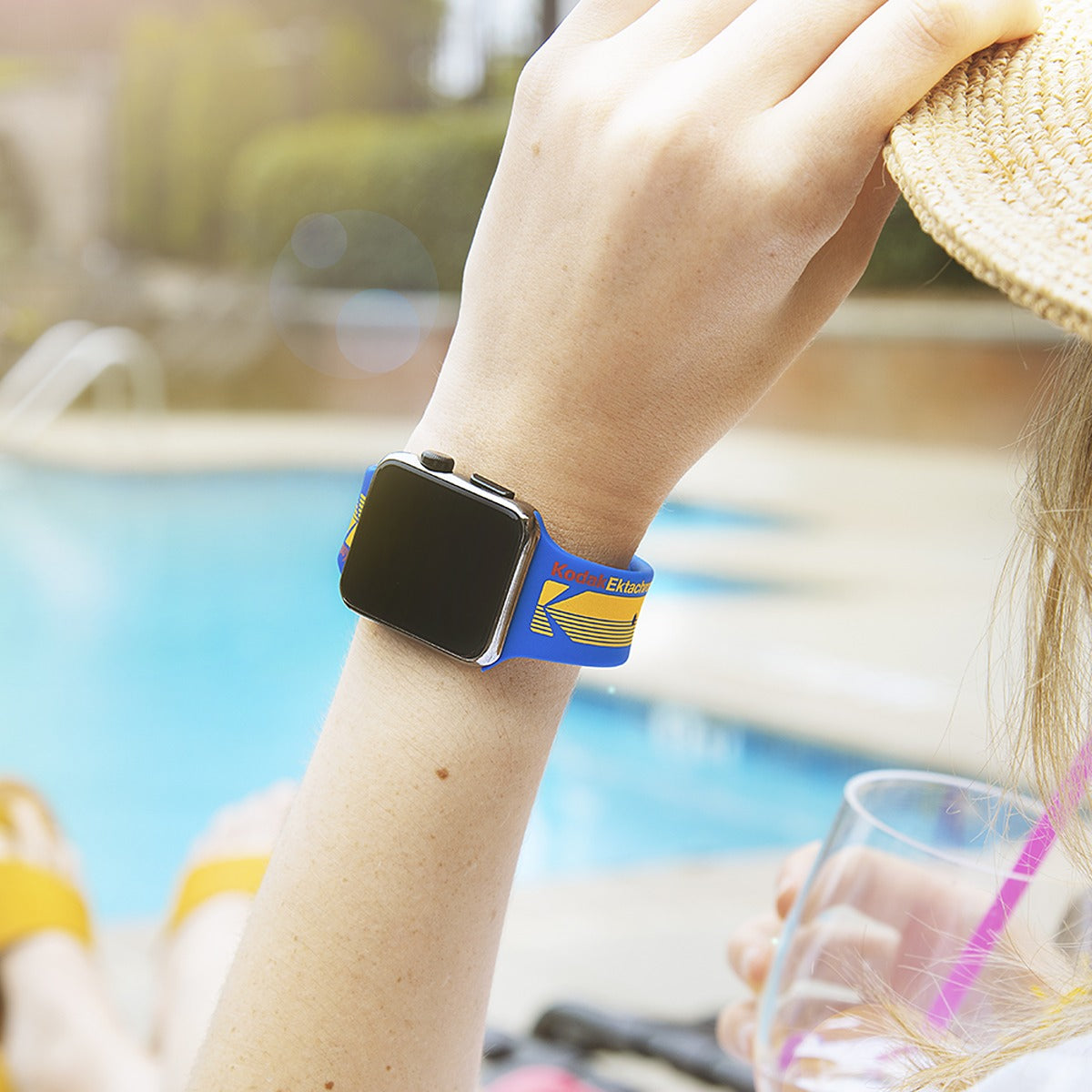 Case-Mate CASE-MATE 42-44mm Kodak Apple Watch Band - Ektachrome Blue