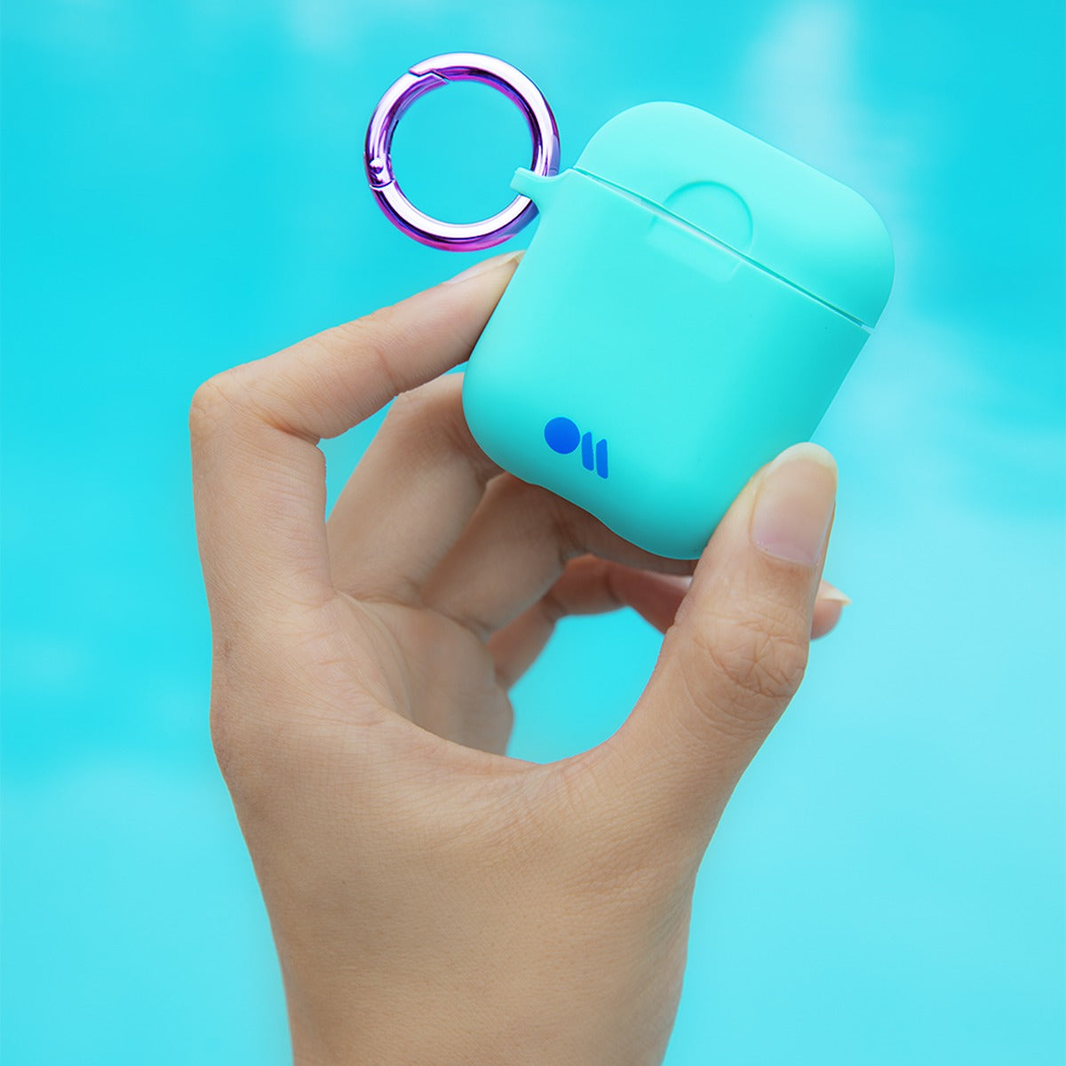 Case-Mate CASE-MATE AirPods Hook Ups Case & Neck Strap Aqua Blue