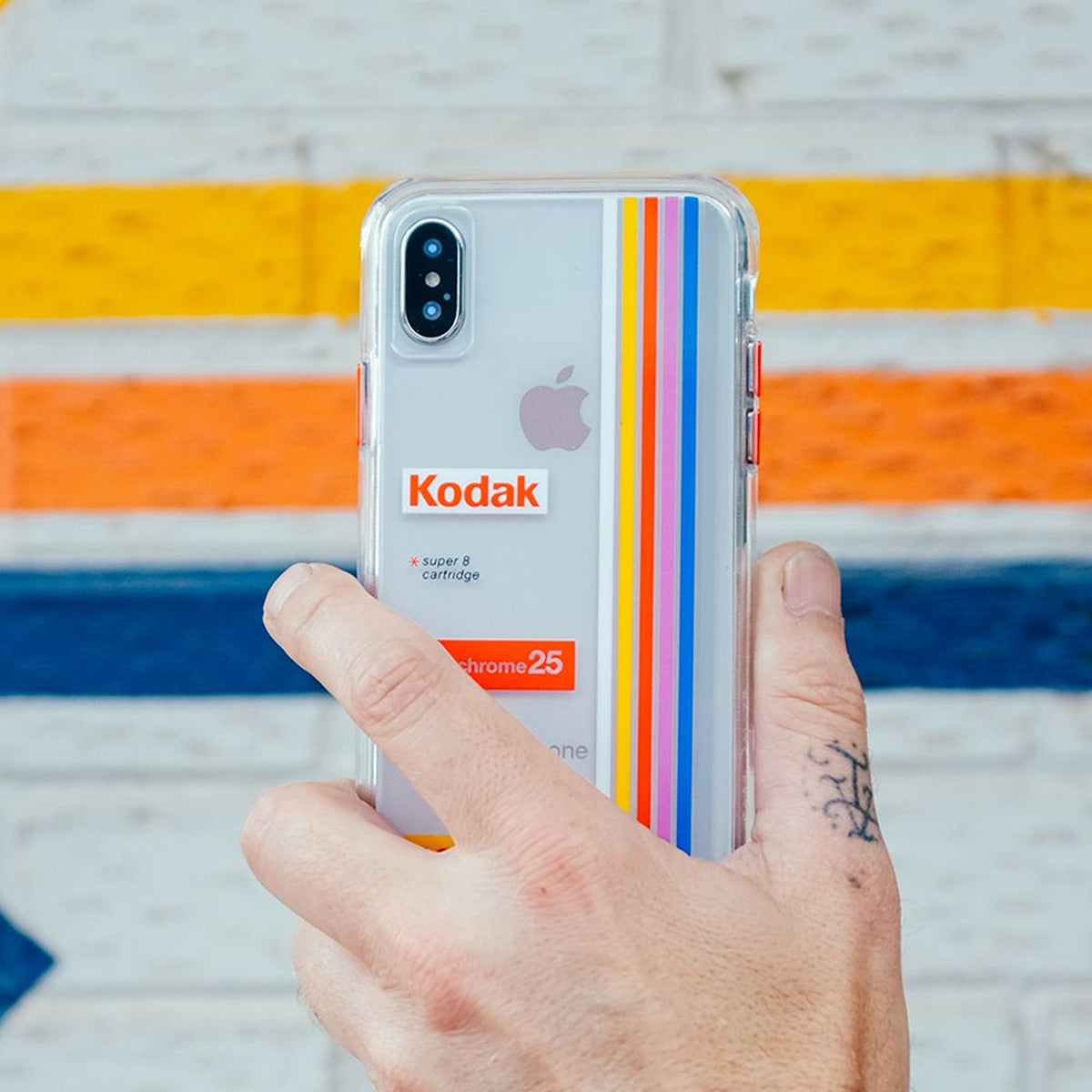 Case-Mate CASE-MATE Kodak Case for iPhone 11 Pro - Striped Kodachrome Super 8