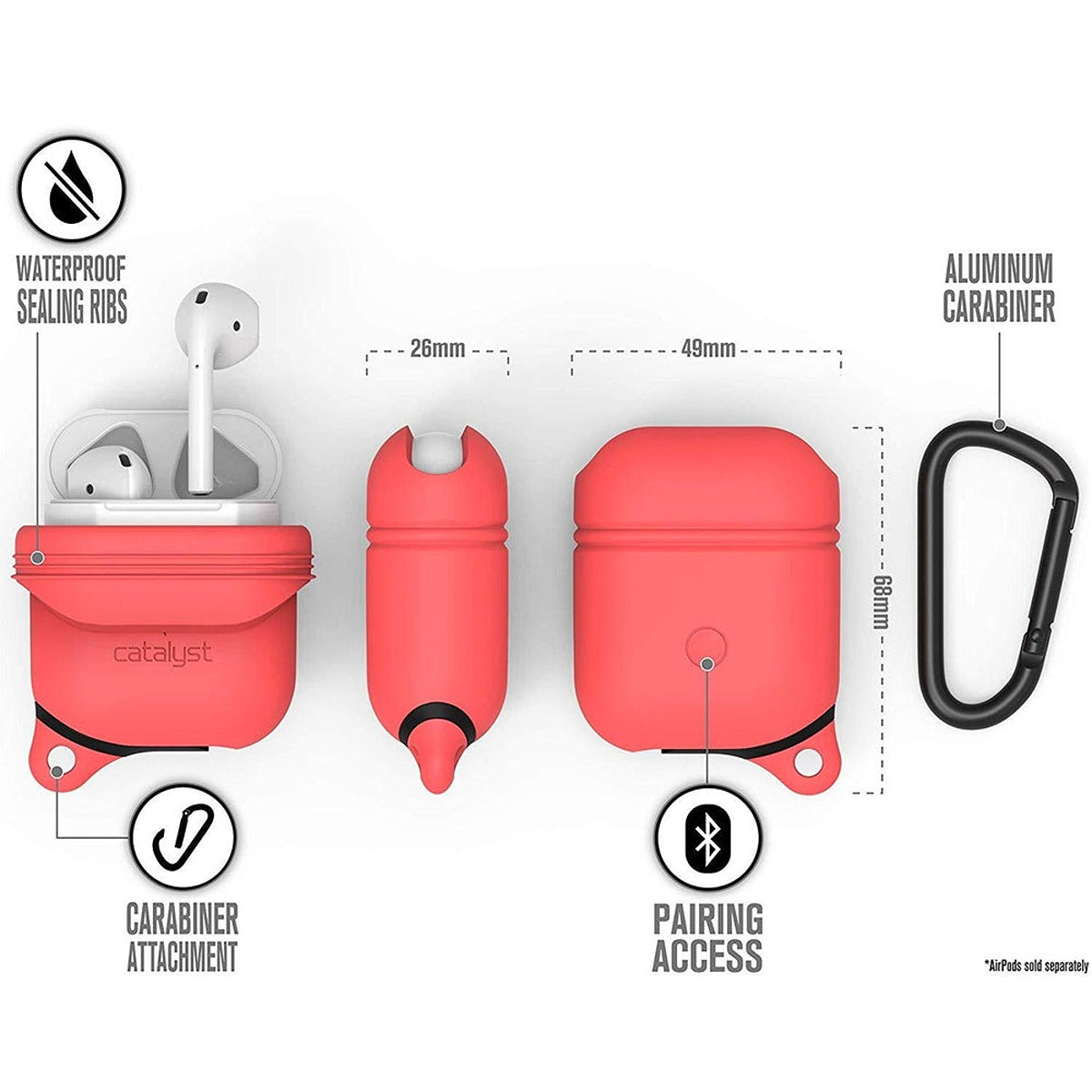 Catalyst CATALYST Case For Airpods Coral