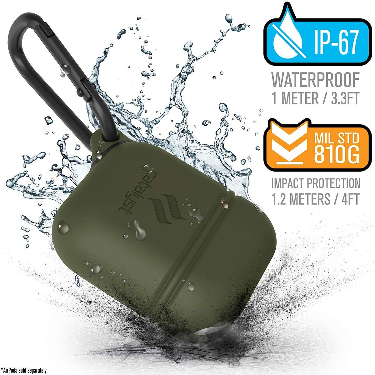 Catalyst CATALYST Case For Airpods Army Green