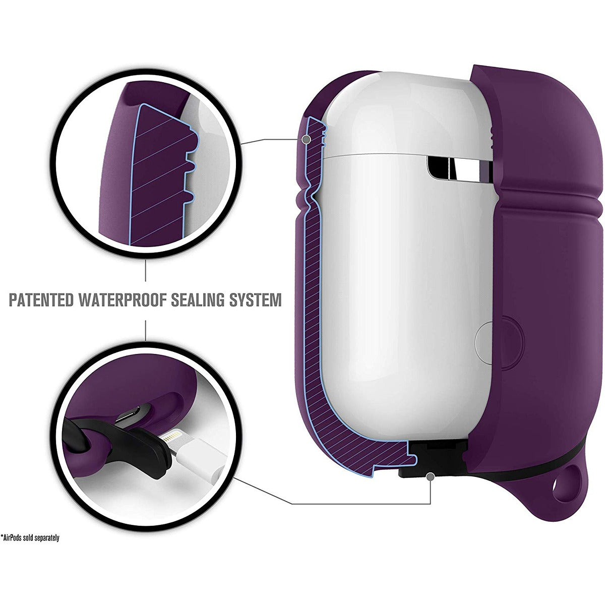 Catalyst CATALYST Case For Airpods Deep Plum