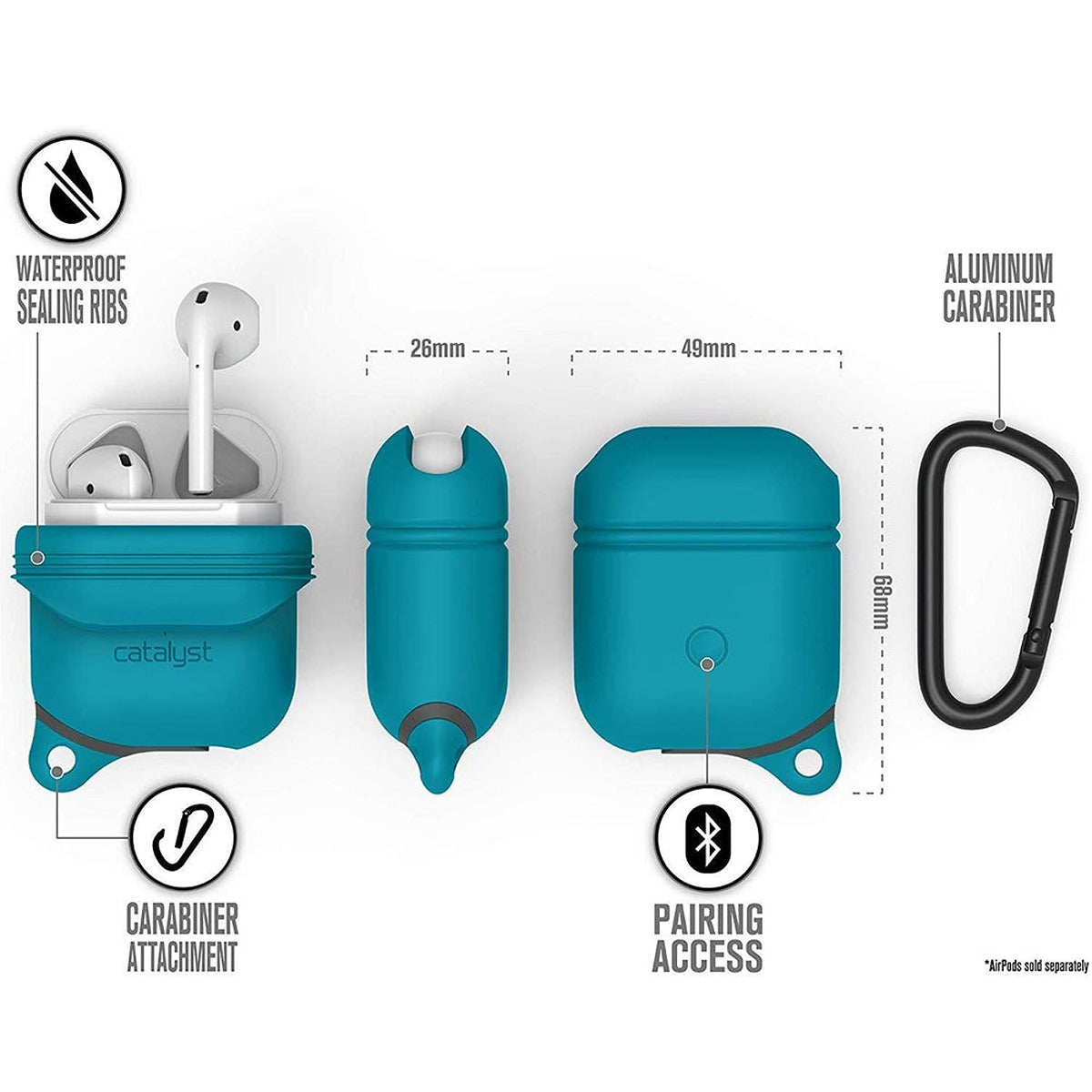 Catalyst CATALYST Case For Airpods Glacier Blue