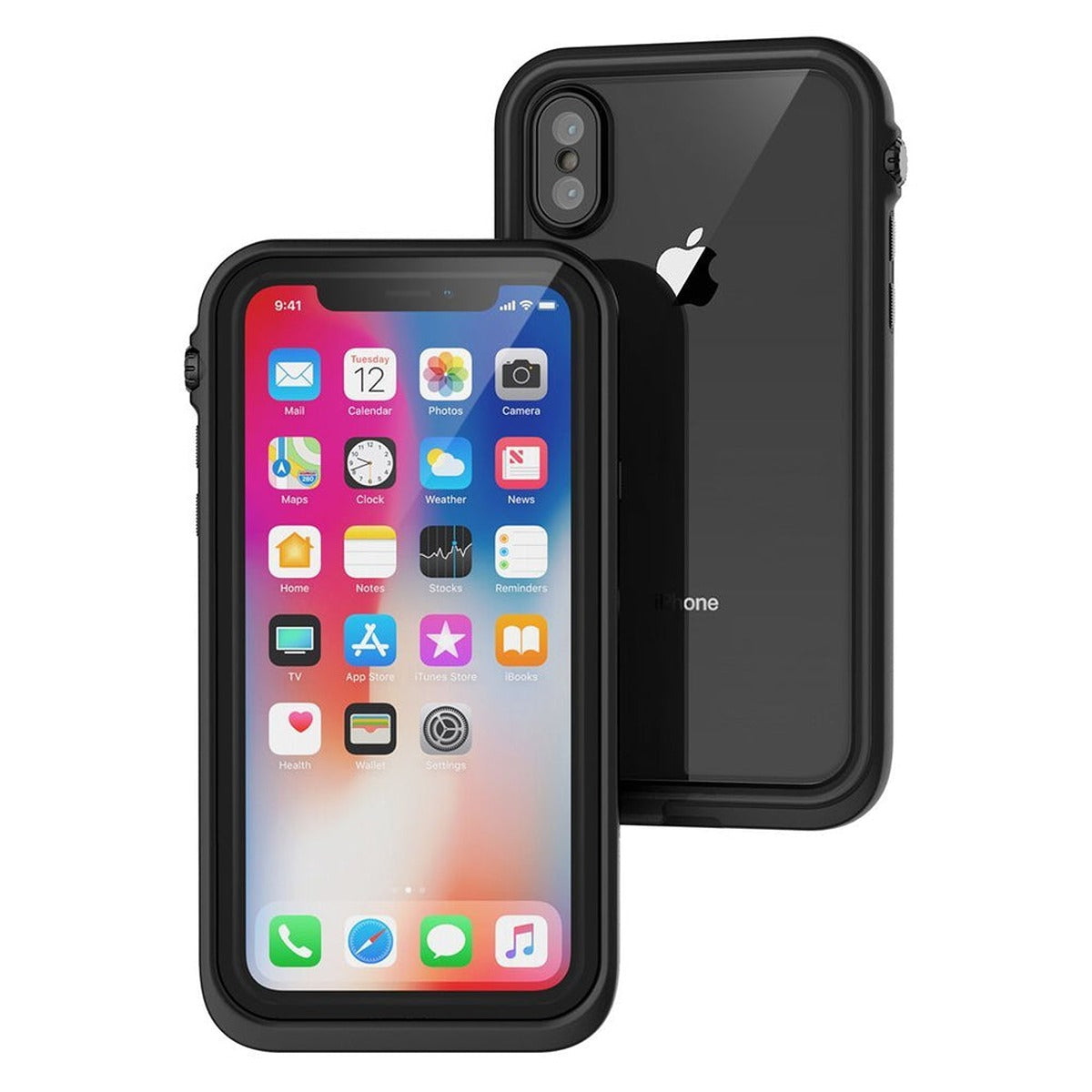 Catalyst CATALYST Waterproof Case for iPhone X Stealth Black