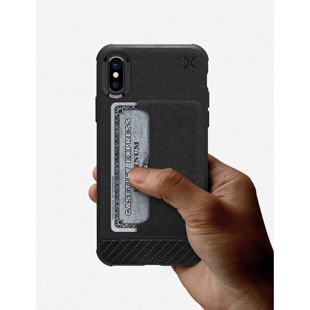 Casetify CASETIFY Essential Woven Pocket for iPhone XS/X