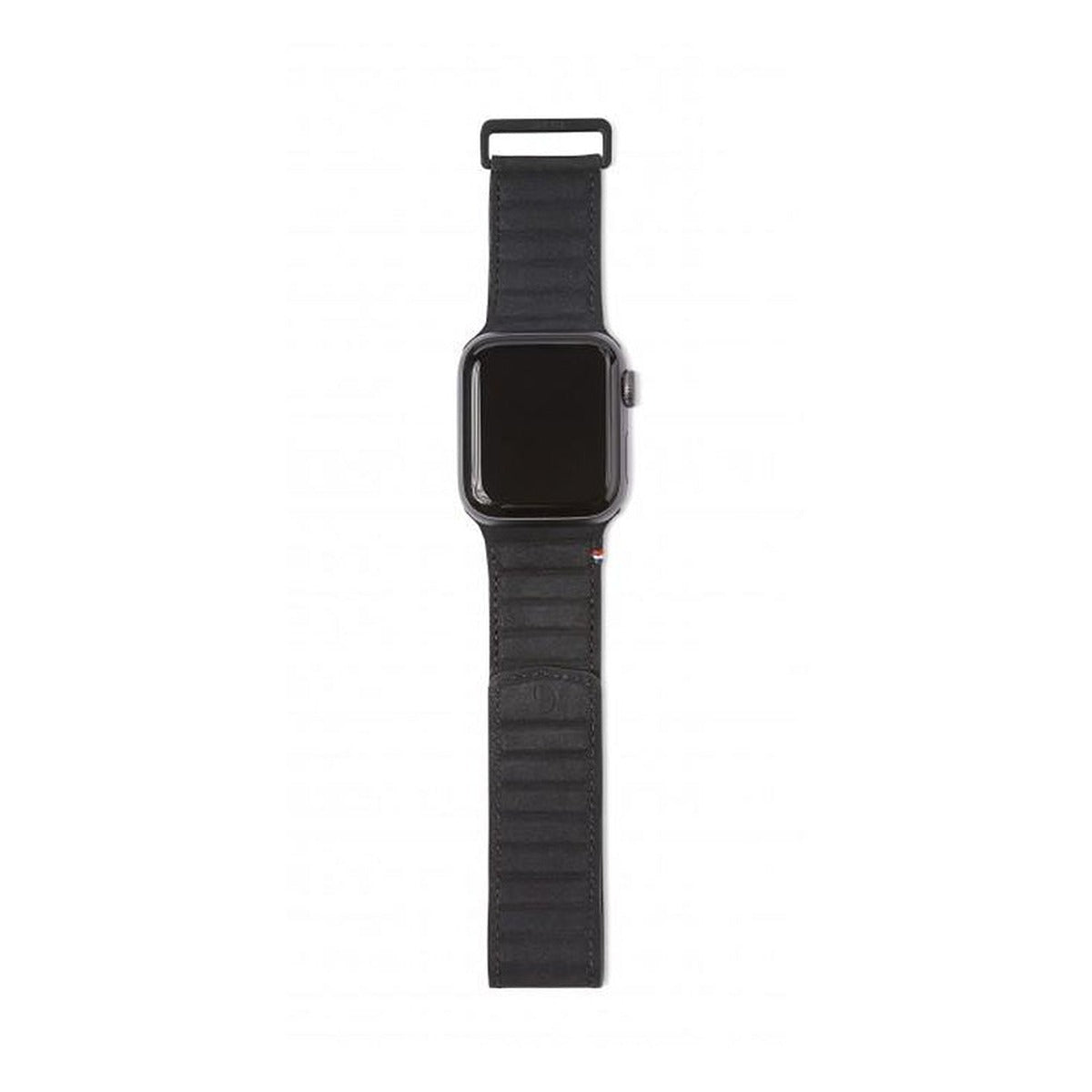 Decoded DECODED 42-44mm Leather Magnetic Traction Strap for Apple Watch Series 5, 4, 3, 2, and 1 - Black