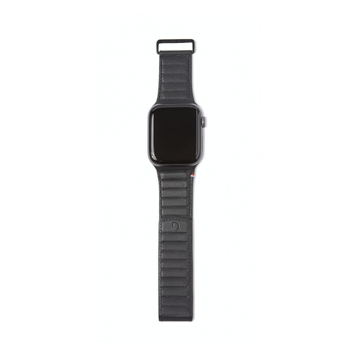 Decoded DECODED 42-44mm Leather Magnetic Traction Strap for Apple Watch Series 5, 4, 3, 2, and 1 - Black