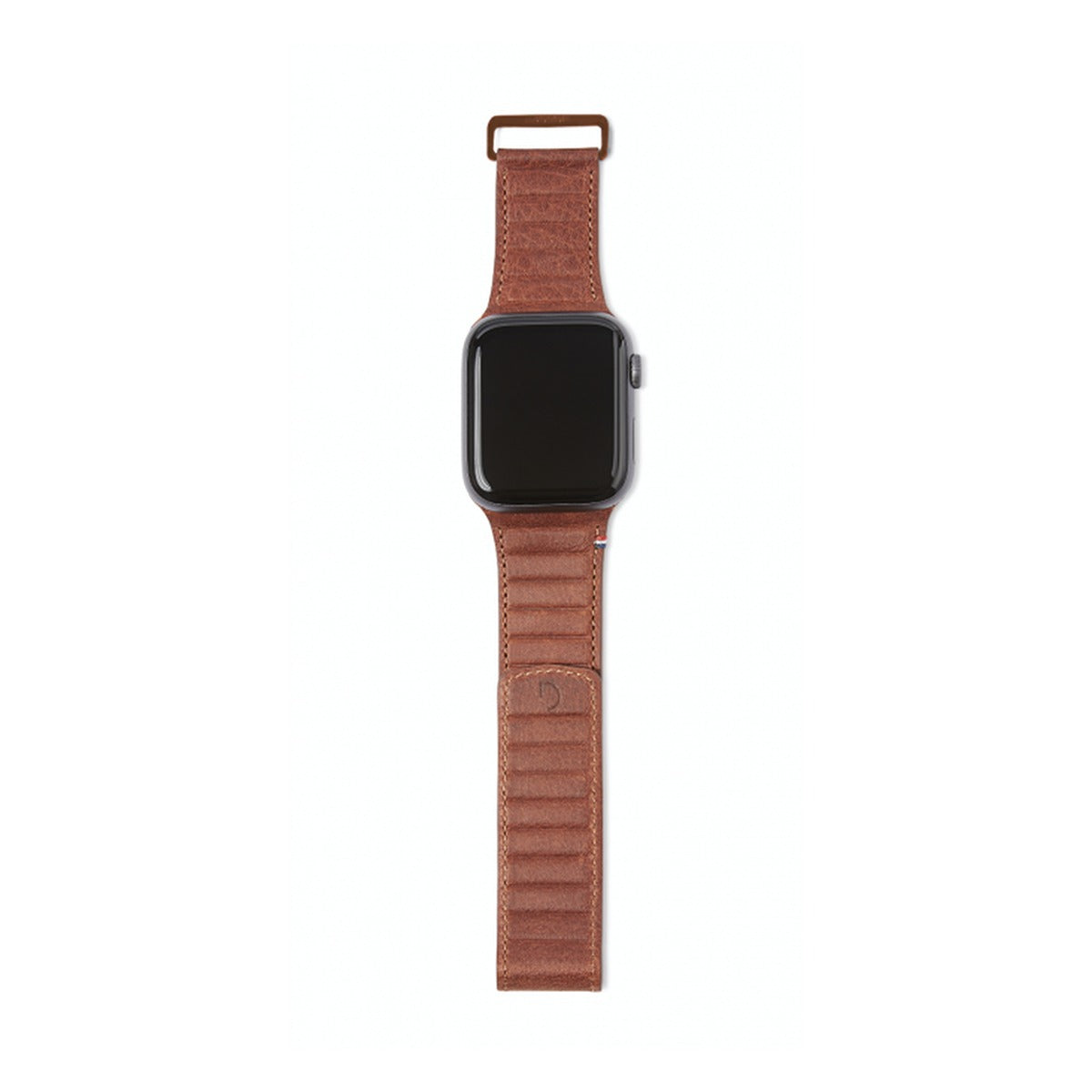 Decoded DECODED 42-44mm Leather Magnetic Traction Strap for Apple Watch Series 5, 4, 3, 2, and 1 - Brown